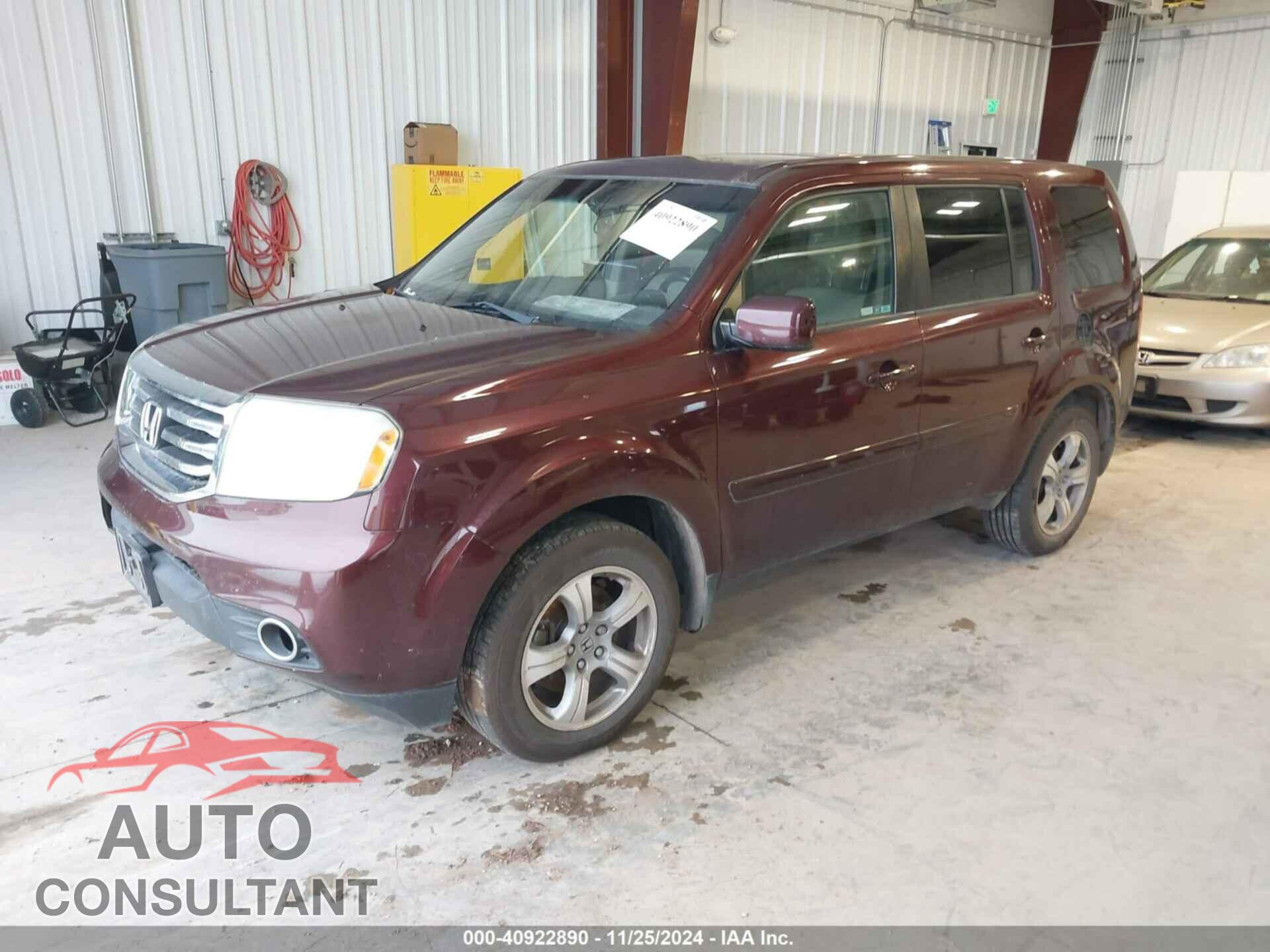 HONDA PILOT 2012 - 5FNYF4H54CB038930