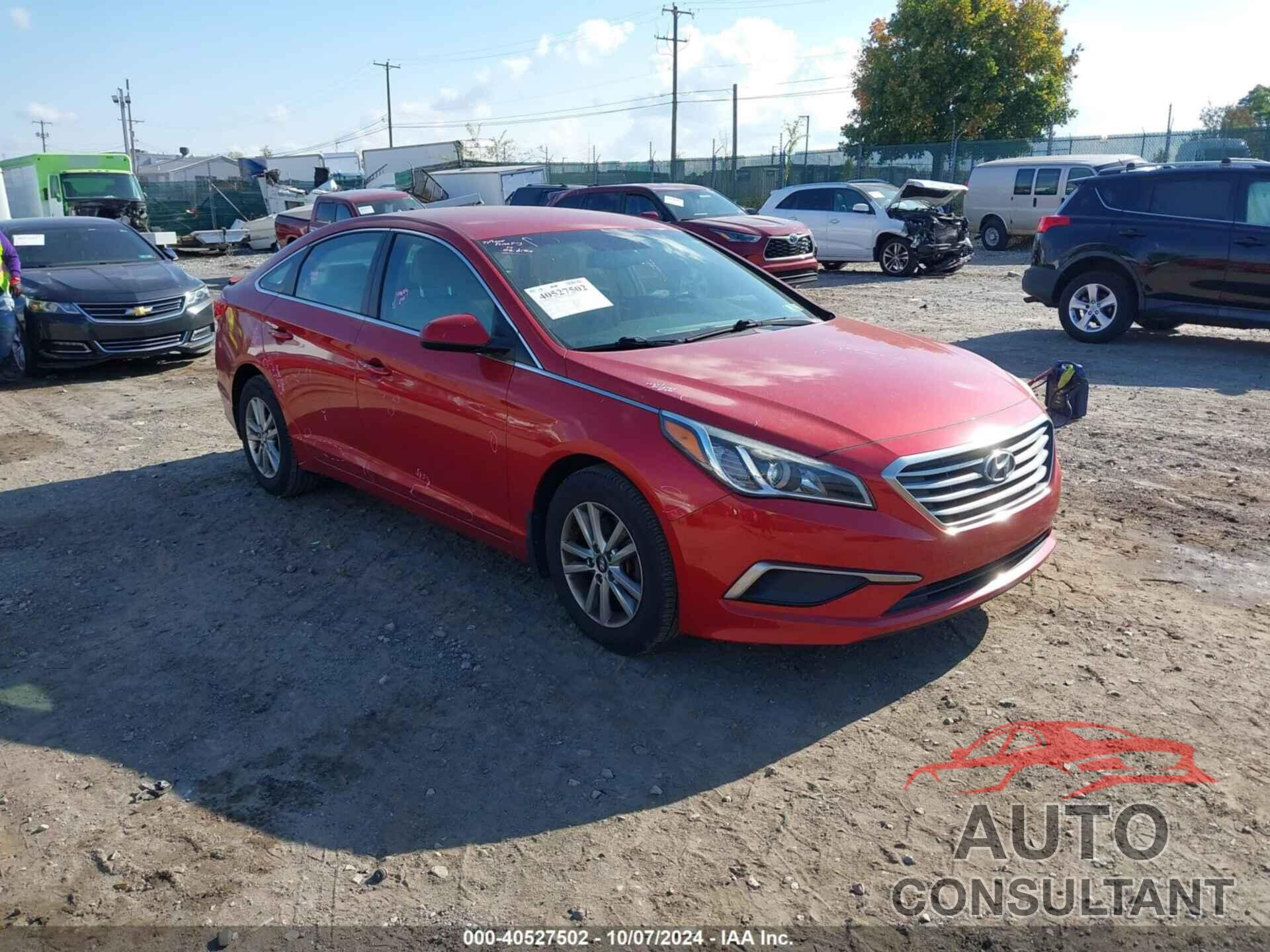 HYUNDAI SONATA 2017 - 5NPE24AF3HH512375