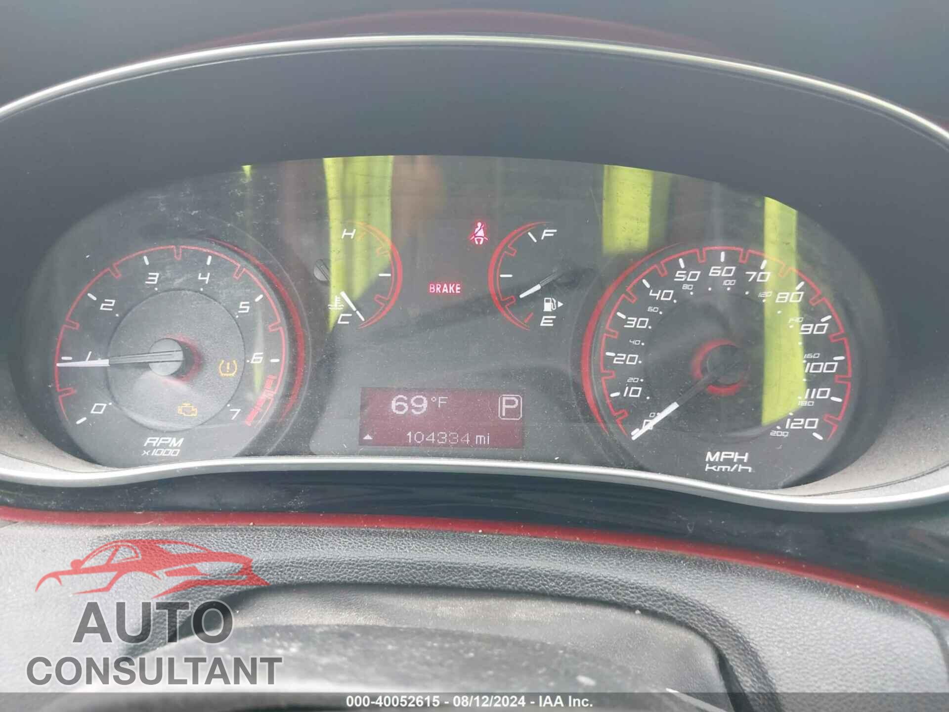 DODGE DART 2015 - 1C3CDFBB6FD299549