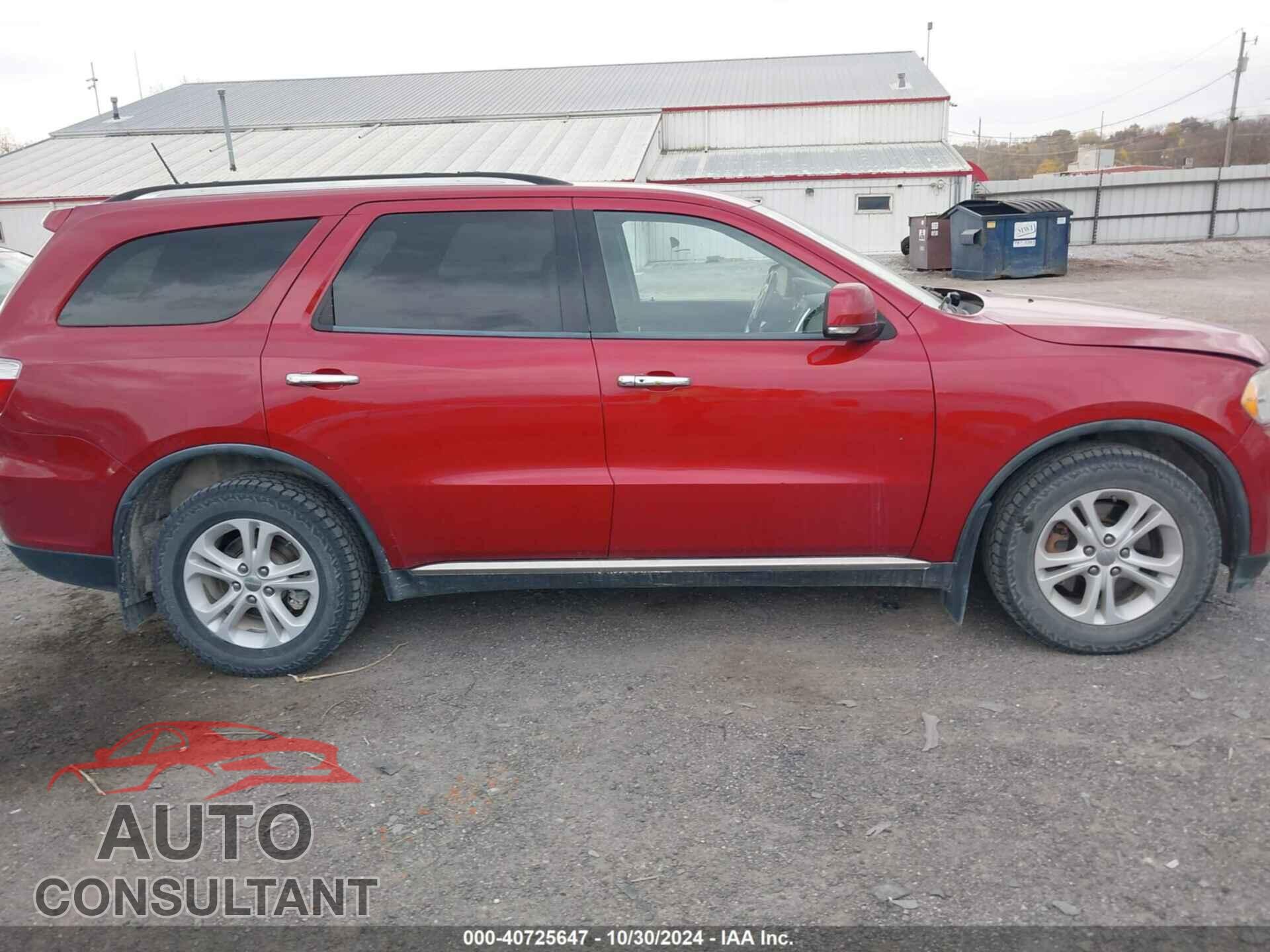 DODGE DURANGO 2011 - 1D4SE4GT2BC638840