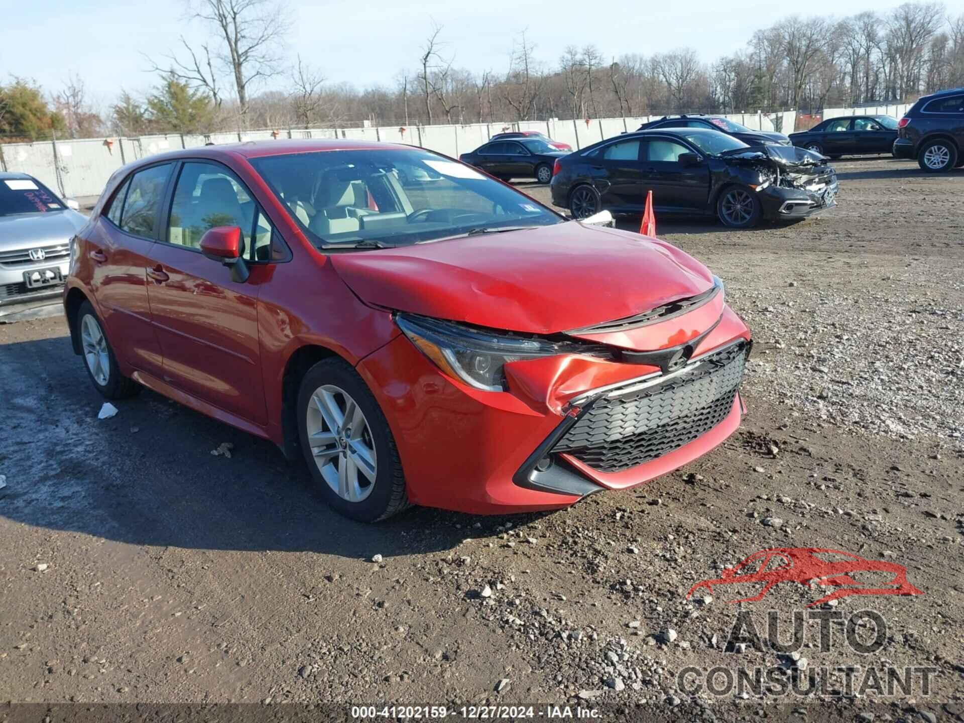 TOYOTA COROLLA 2019 - JTNK4RBEXK3049665