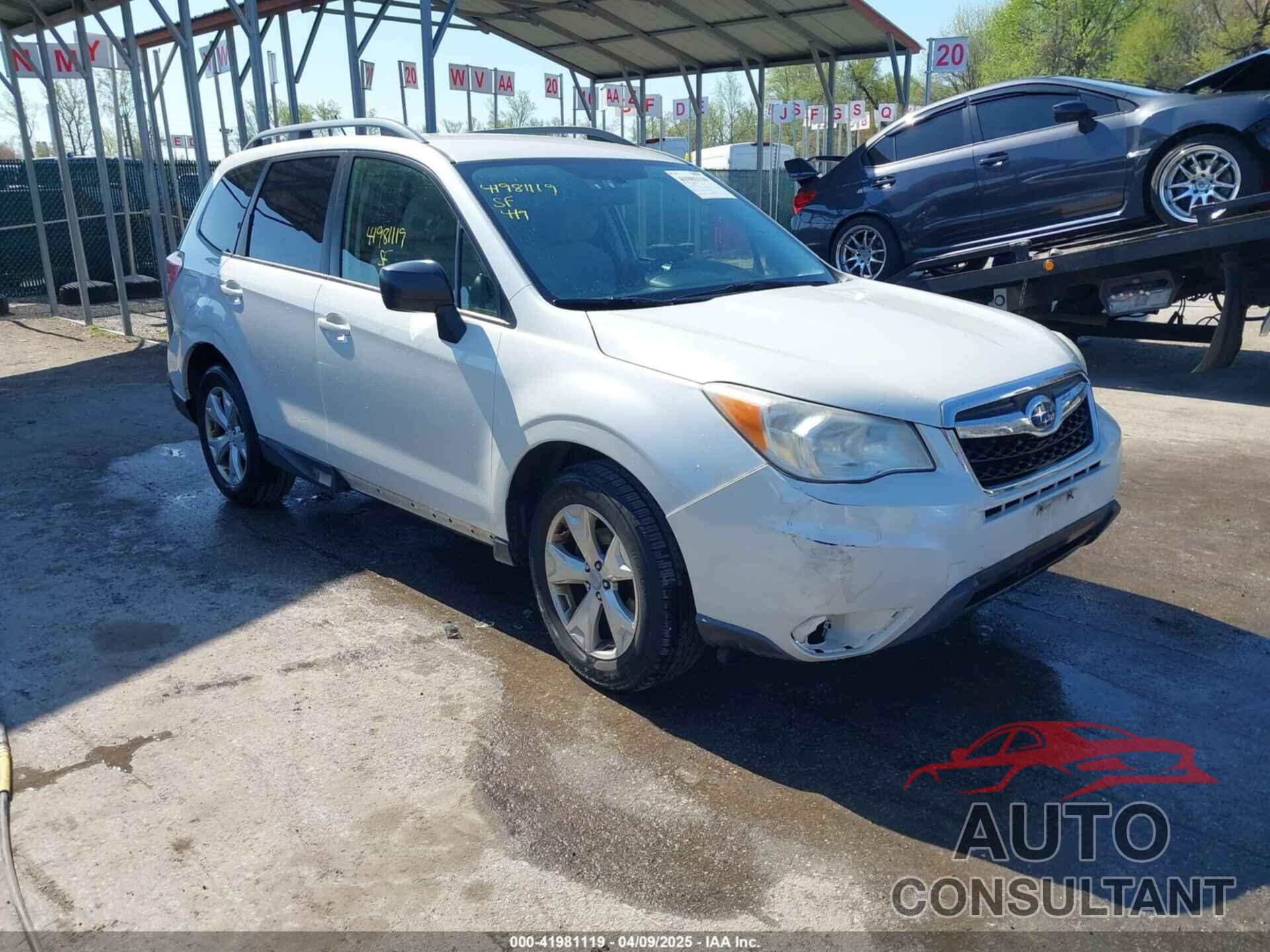 SUBARU FORESTER 2015 - JF2SJABC5FH415412
