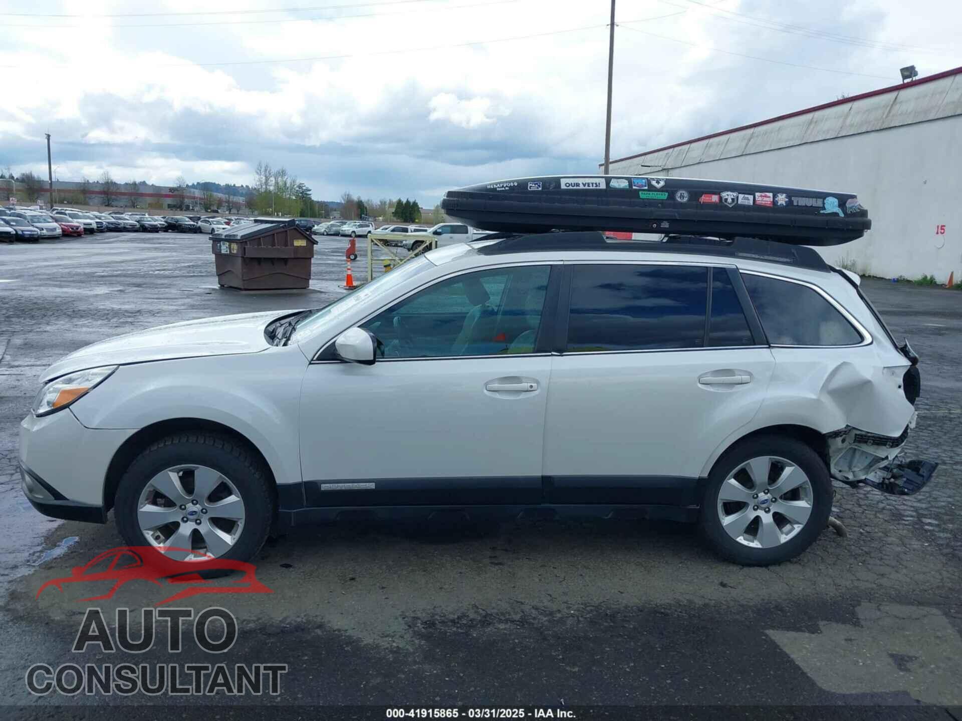 SUBARU OUTBACK 2012 - 4S4BRBLC5C3204422