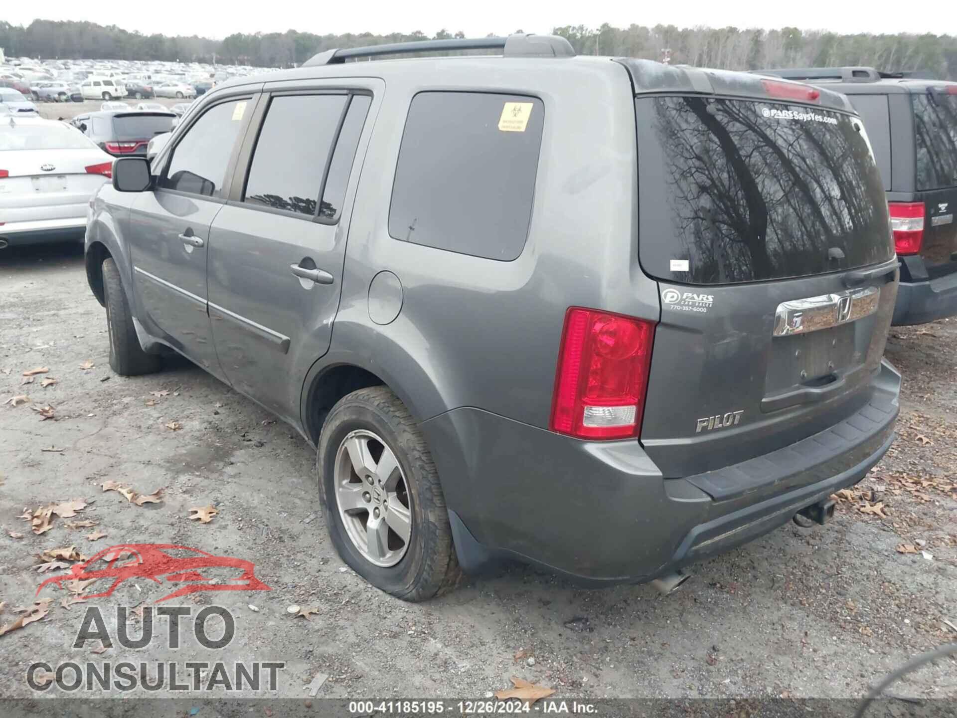 HONDA PILOT 2009 - 5FNYF38689B007689