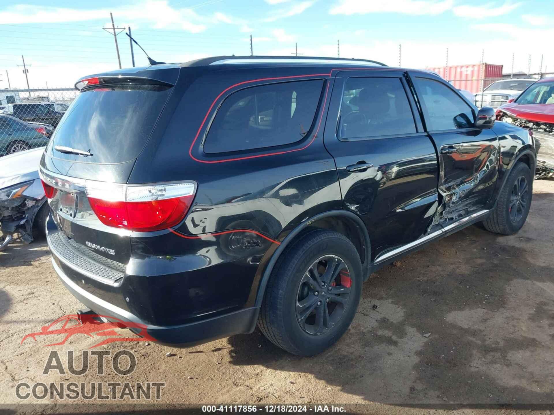 DODGE DURANGO 2013 - 1C4RDHAG0DC598245