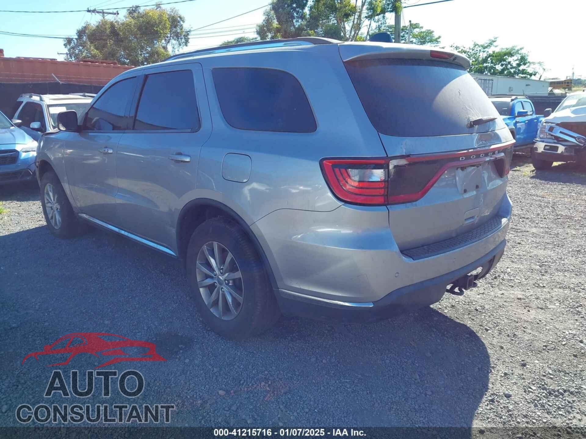DODGE DURANGO 2017 - 1C4RDJAG4HC753098