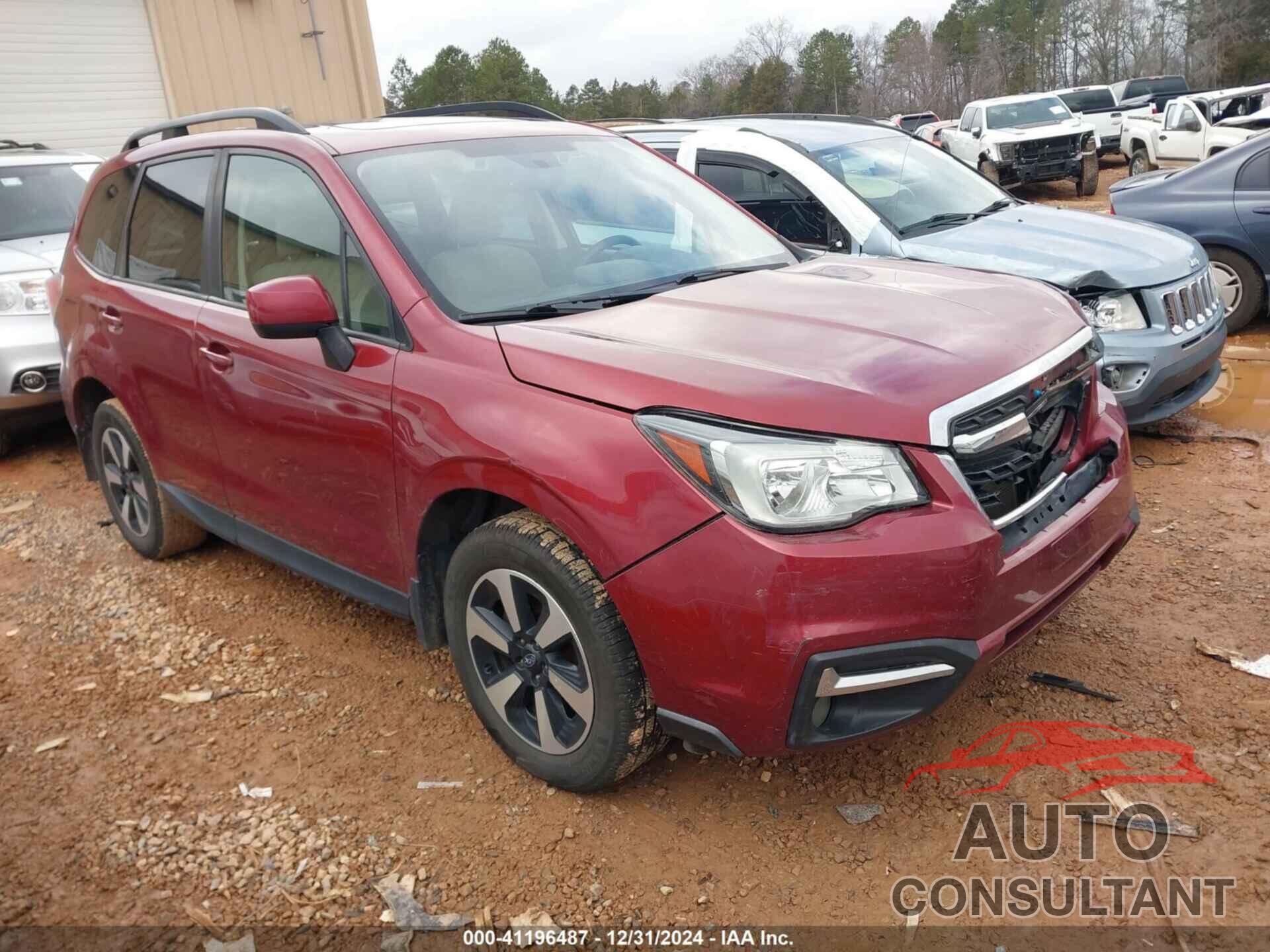 SUBARU FORESTER 2018 - JF2SJAGC9JH495248