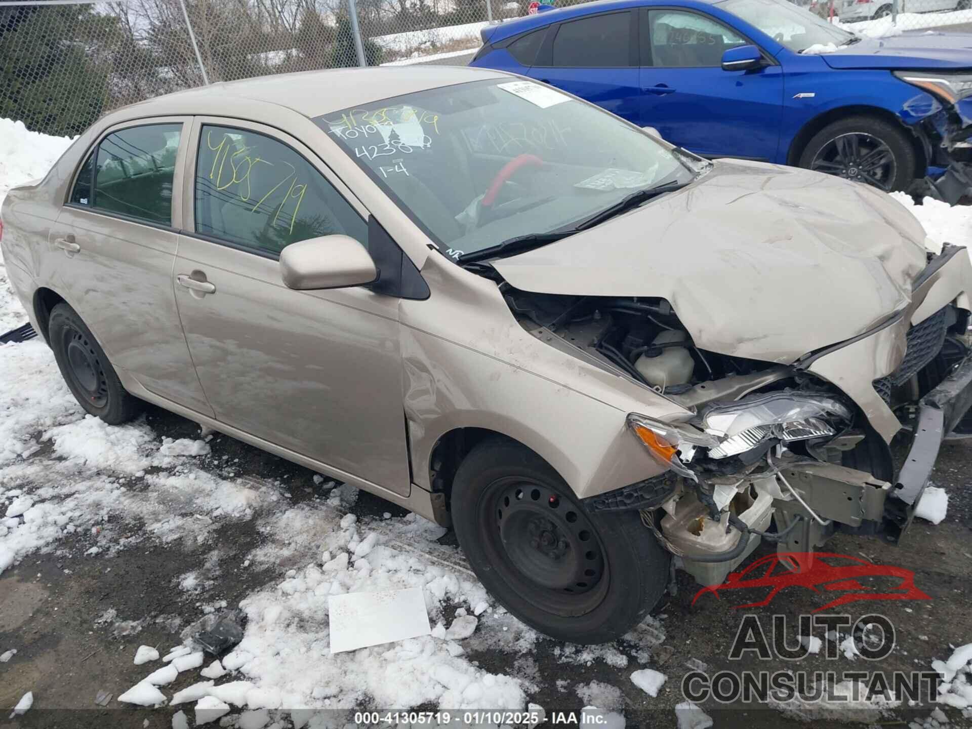 TOYOTA COROLLA 2009 - 1NXBU40E19Z052903