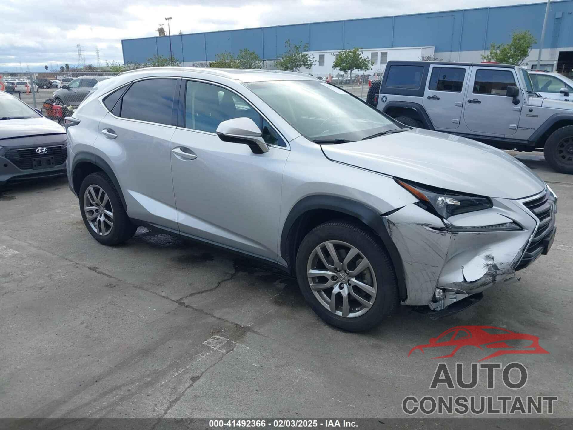 LEXUS NX 200T 2016 - JTJYARBZ3G2046983