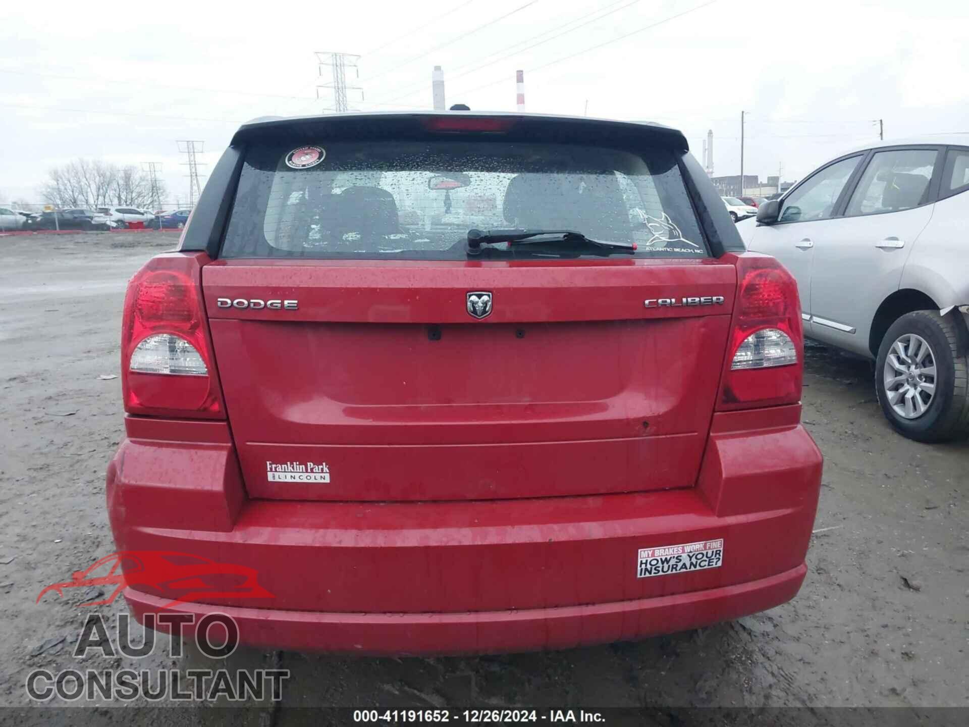 DODGE CALIBER 2012 - 1C3CDWDA8CD535019