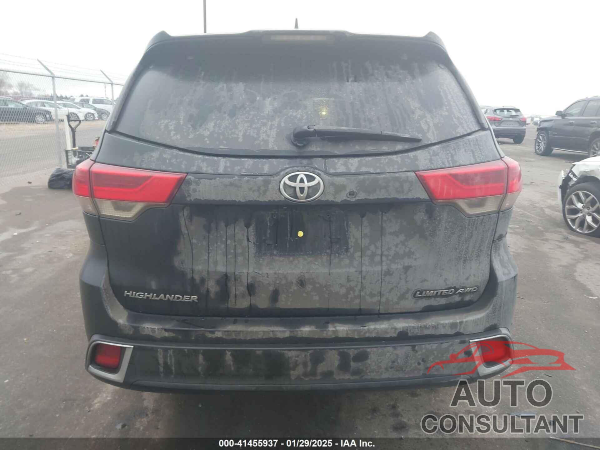 TOYOTA HIGHLANDER 2019 - 5TDDZRFH6KS977765