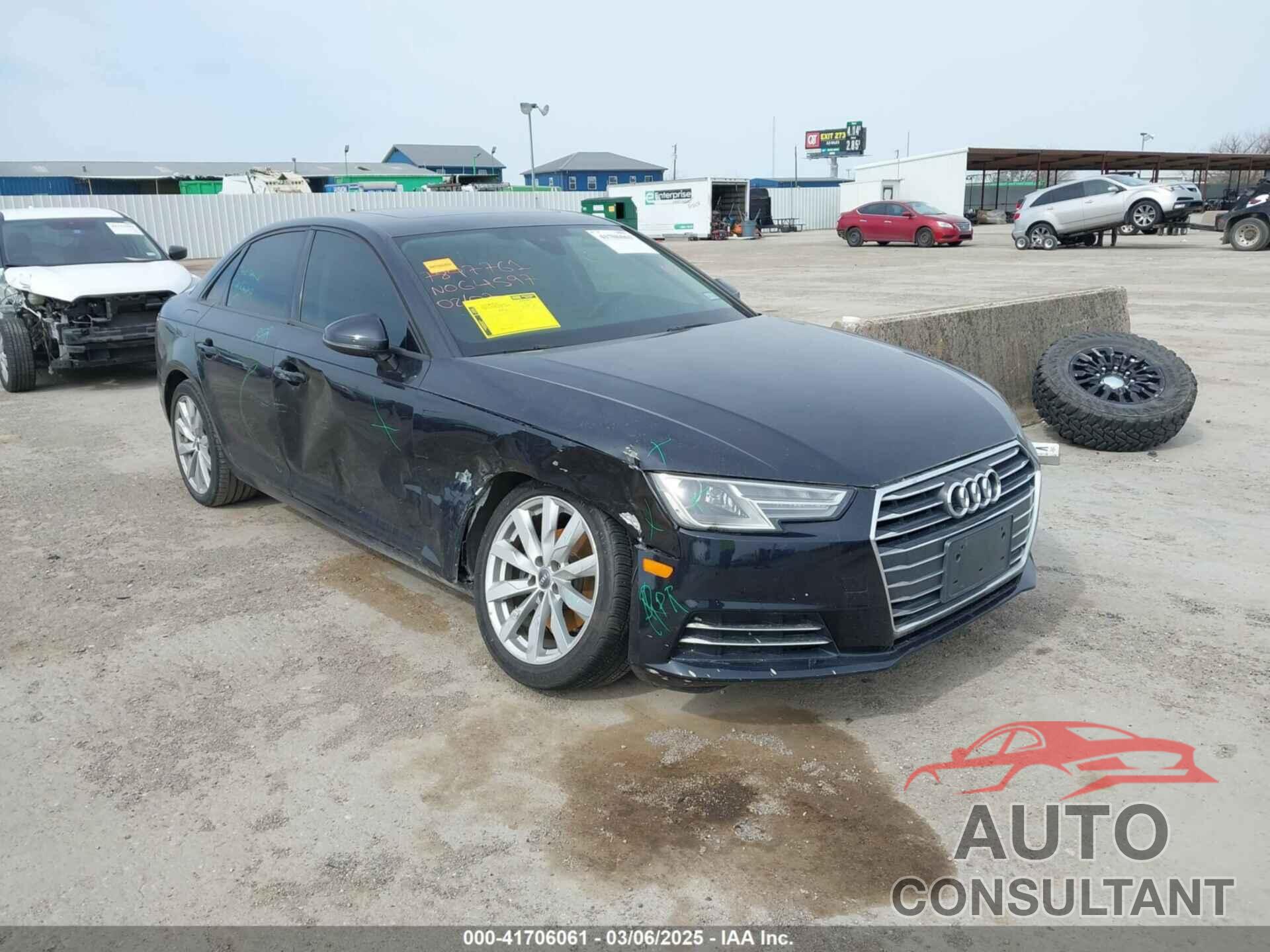AUDI A4 2017 - WAUGMAF47HN064597