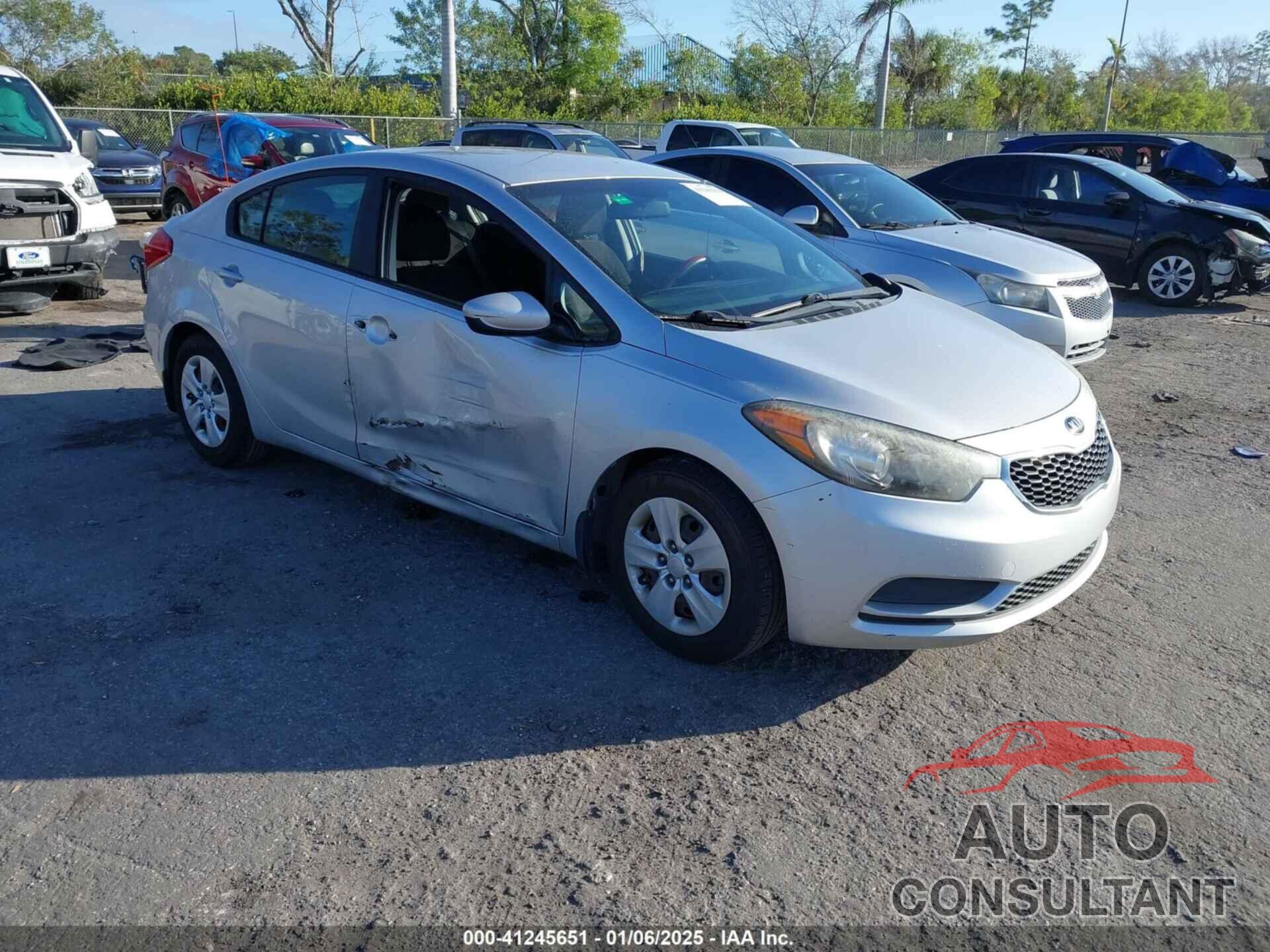 KIA FORTE 2016 - KNAFK4A66G5601115