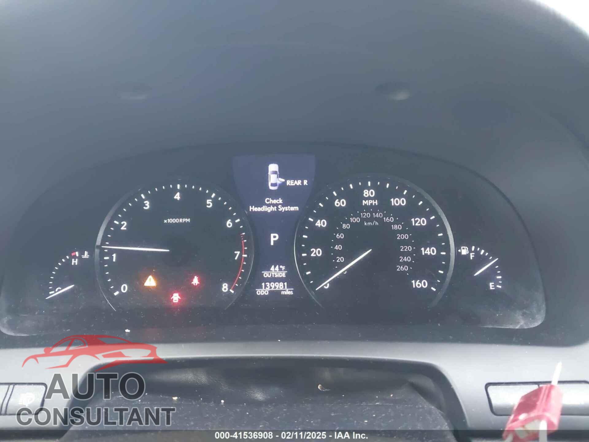 LEXUS LS 460 2014 - JTHBL5EF9E5126828