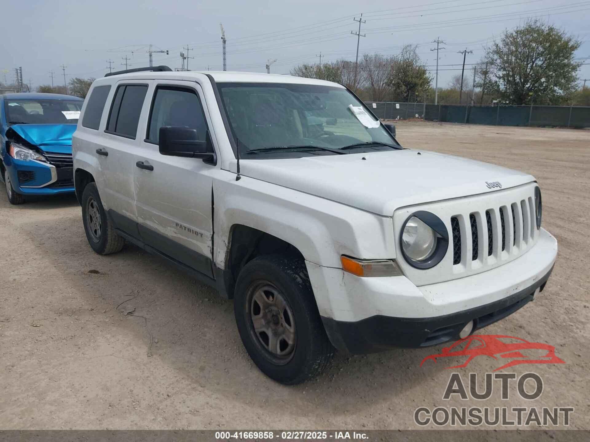 JEEP PATRIOT 2017 - 1C4NJPBBXHD208692