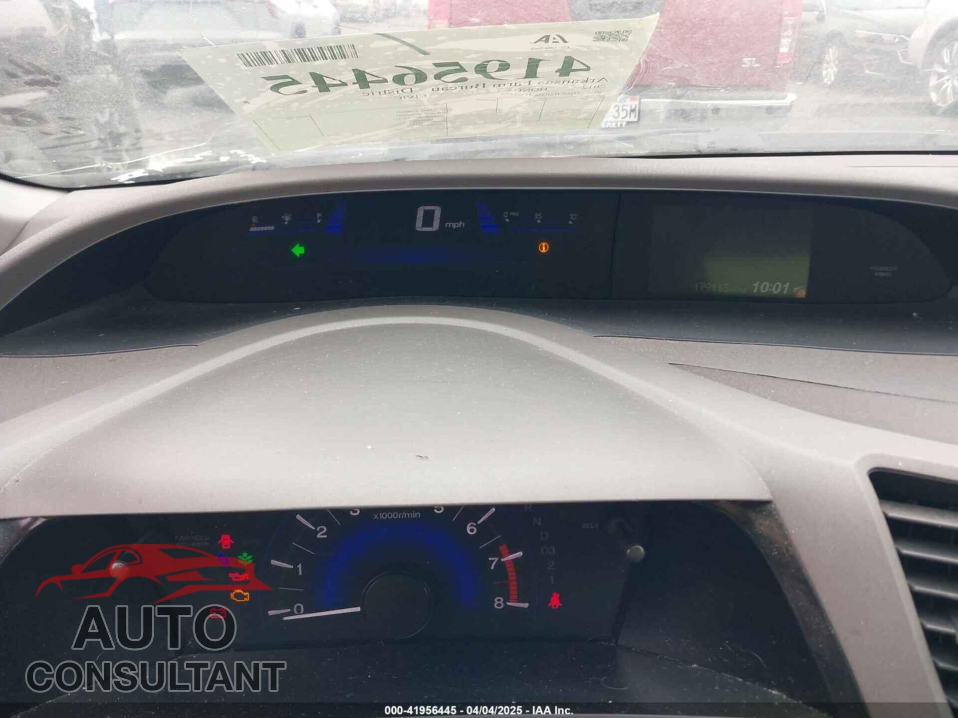 HONDA CIVIC 2012 - 2HGFB2F56CH561615