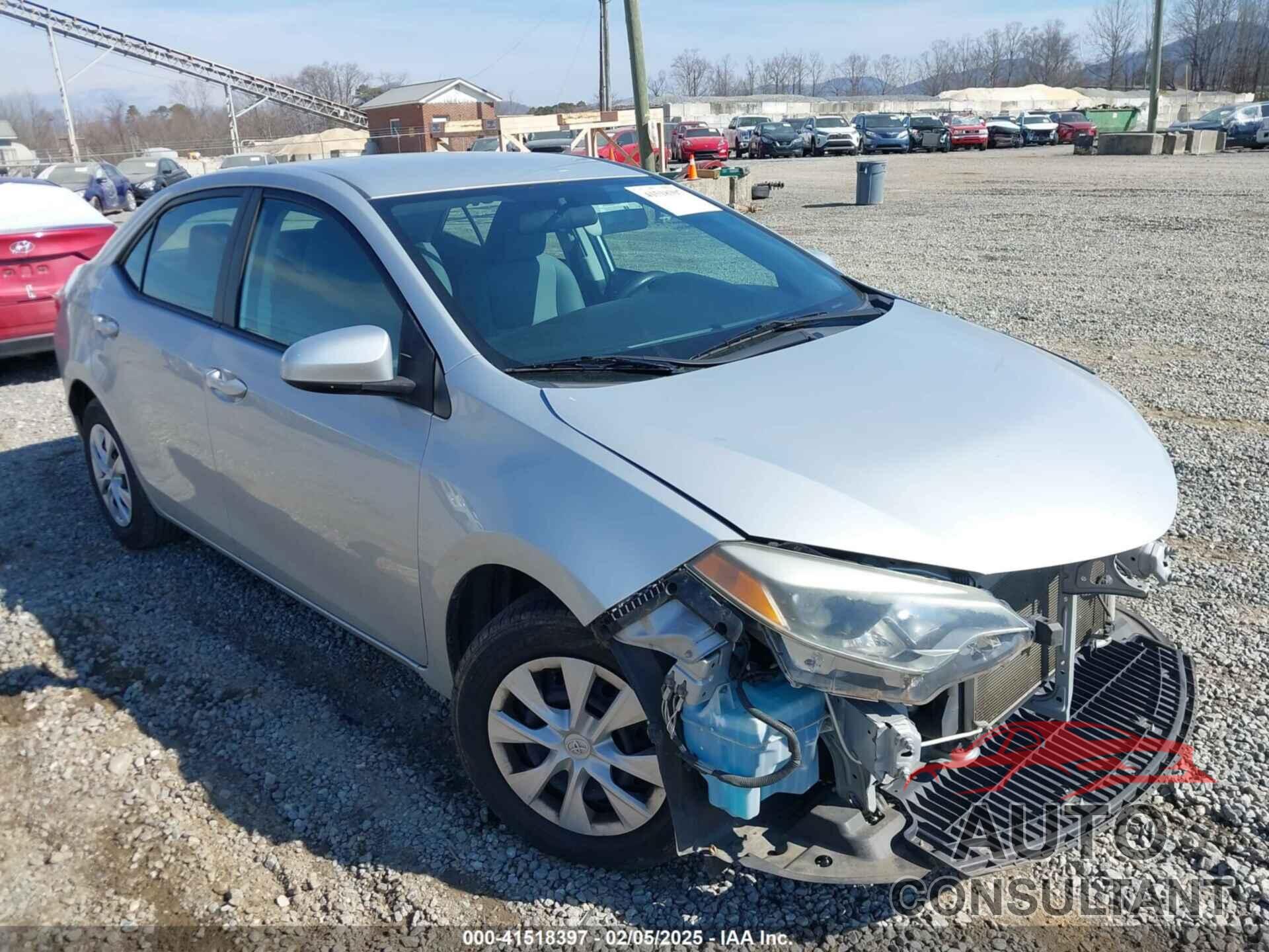 TOYOTA COROLLA 2014 - 2T1BURHE2EC190060