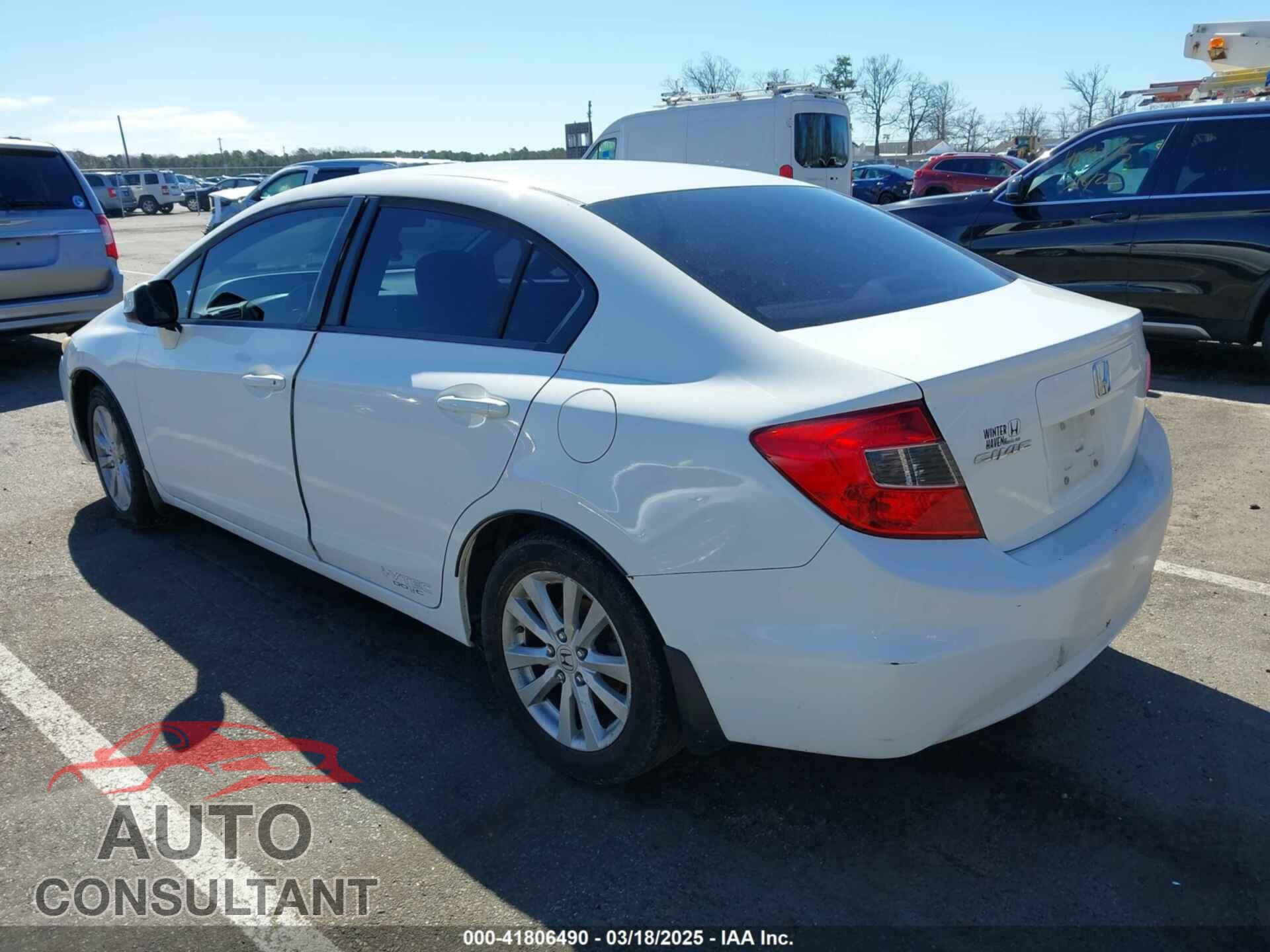HONDA CIVIC 2012 - 19XFB2F96CE036289