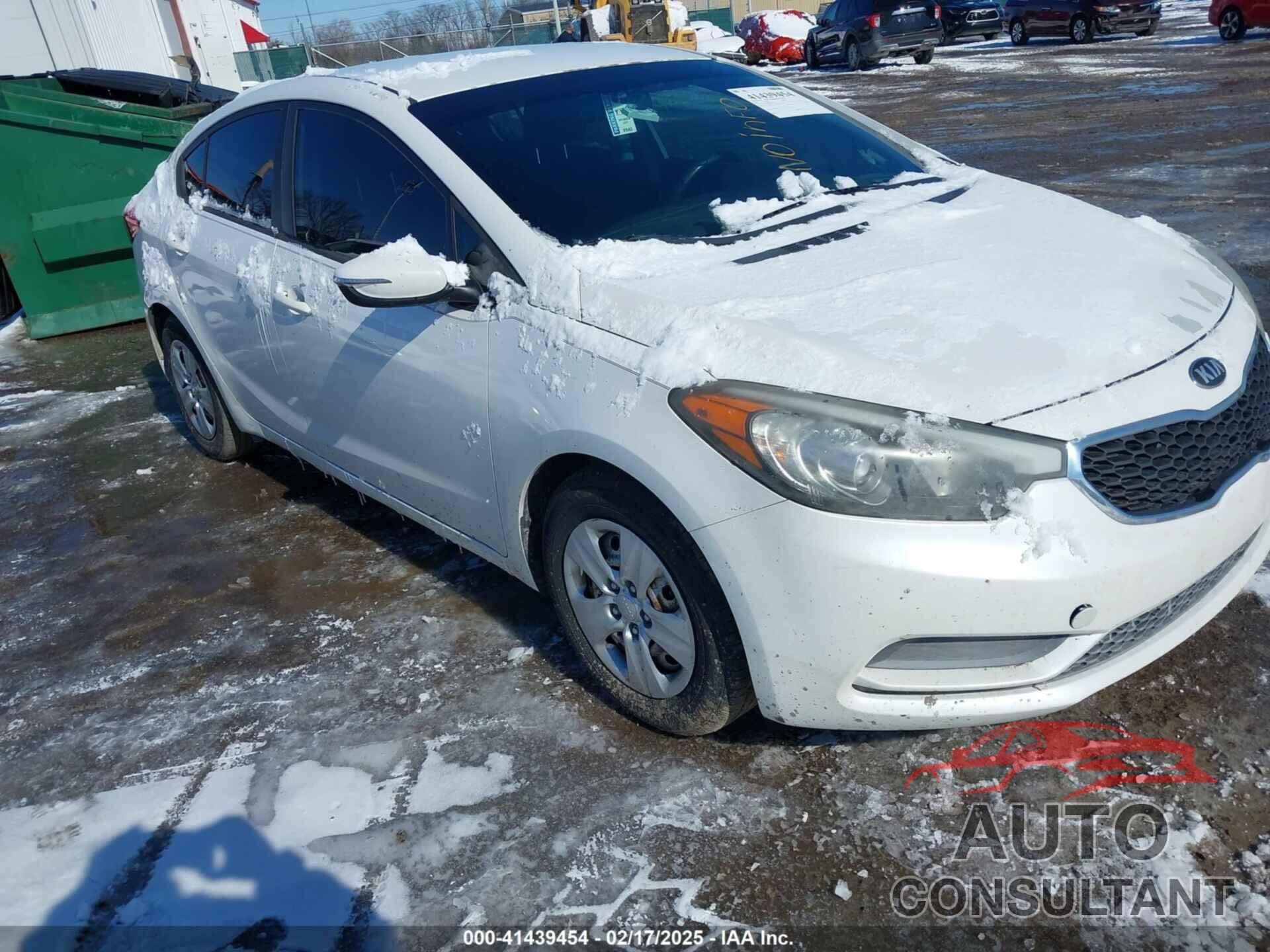 KIA FORTE 2015 - KNAFX4A62F5270419