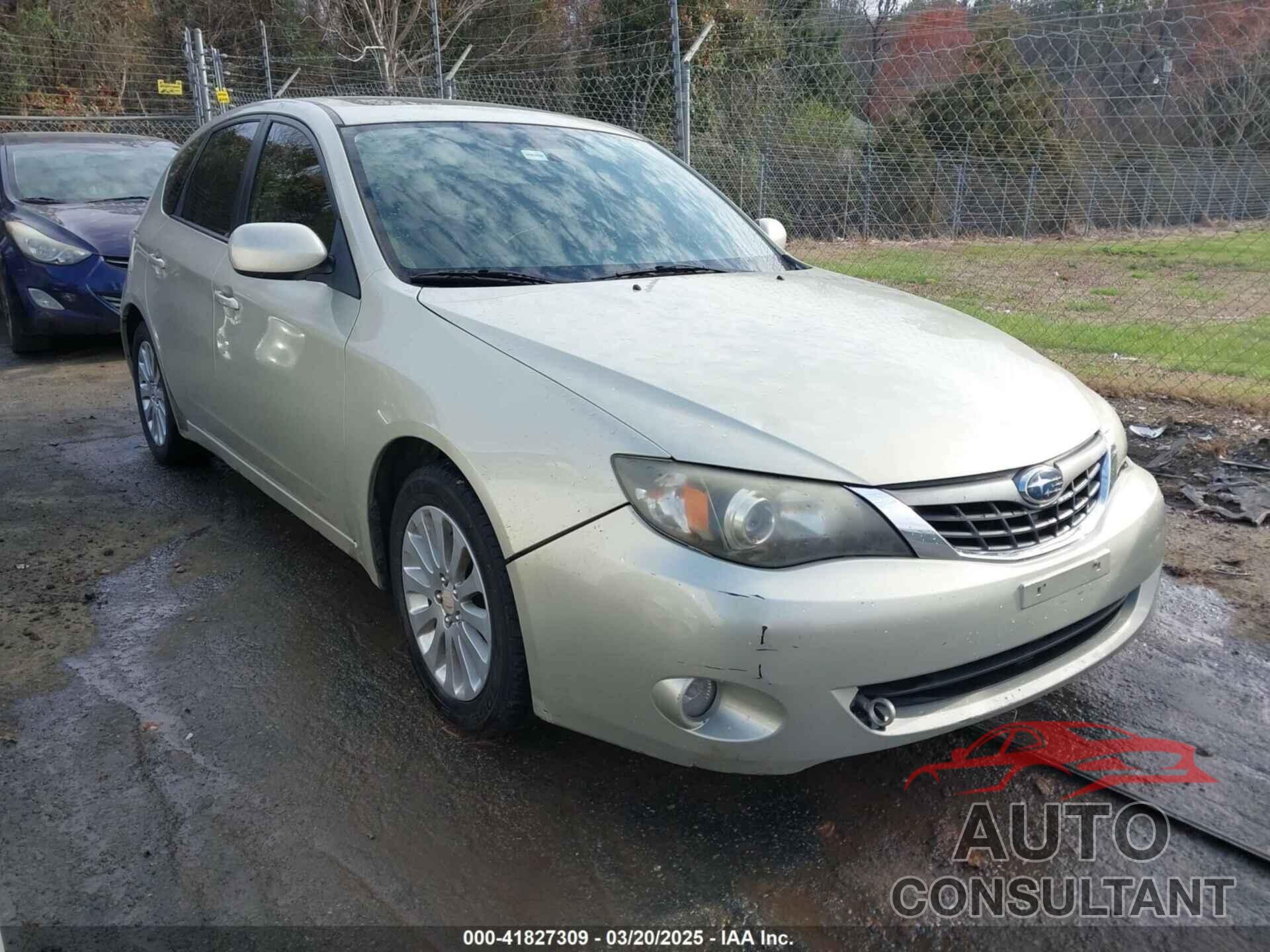 SUBARU IMPREZA 2009 - JF1GH60659H824465