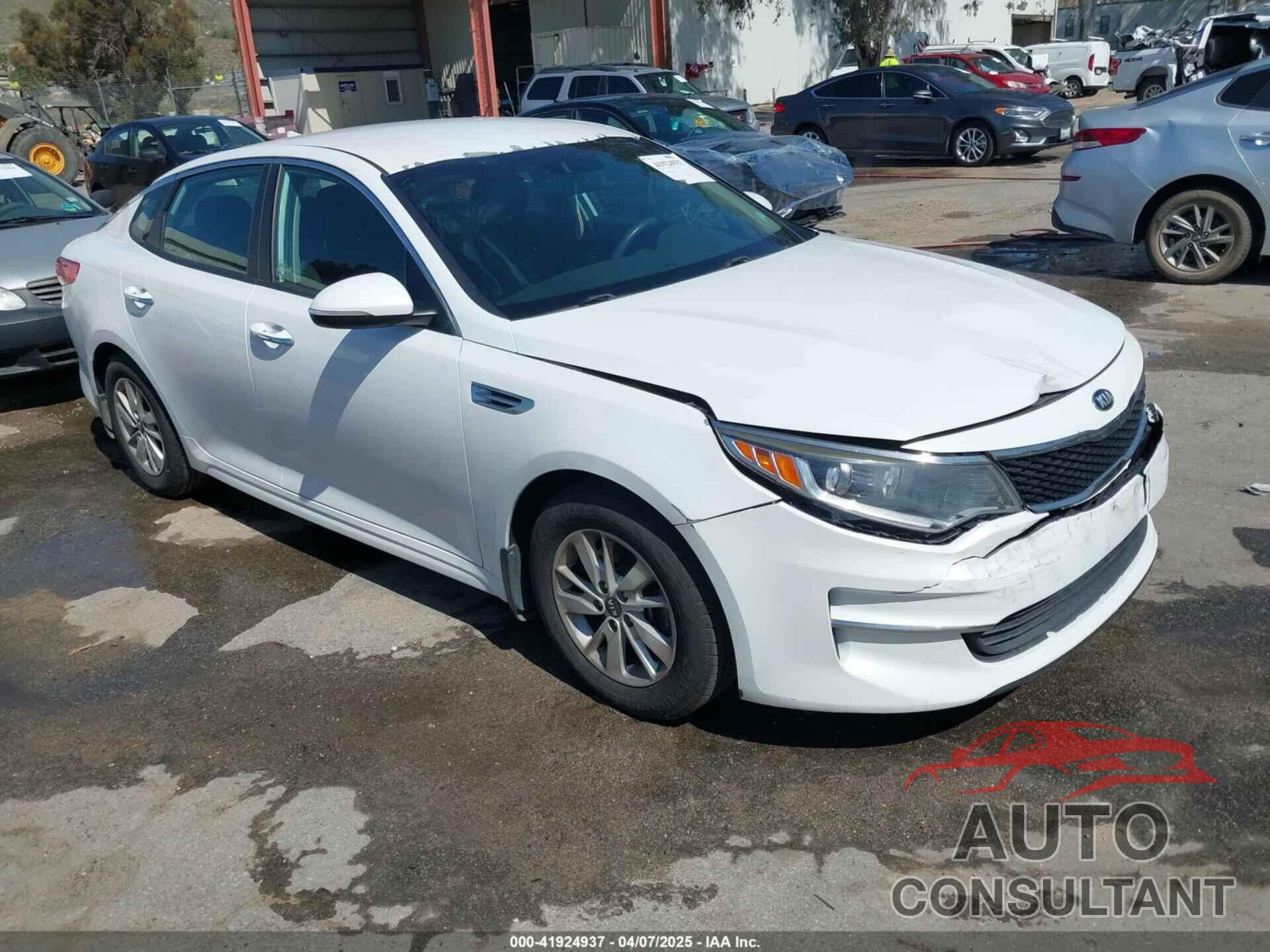 KIA OPTIMA 2016 - 5XXGT4L3XGG054286