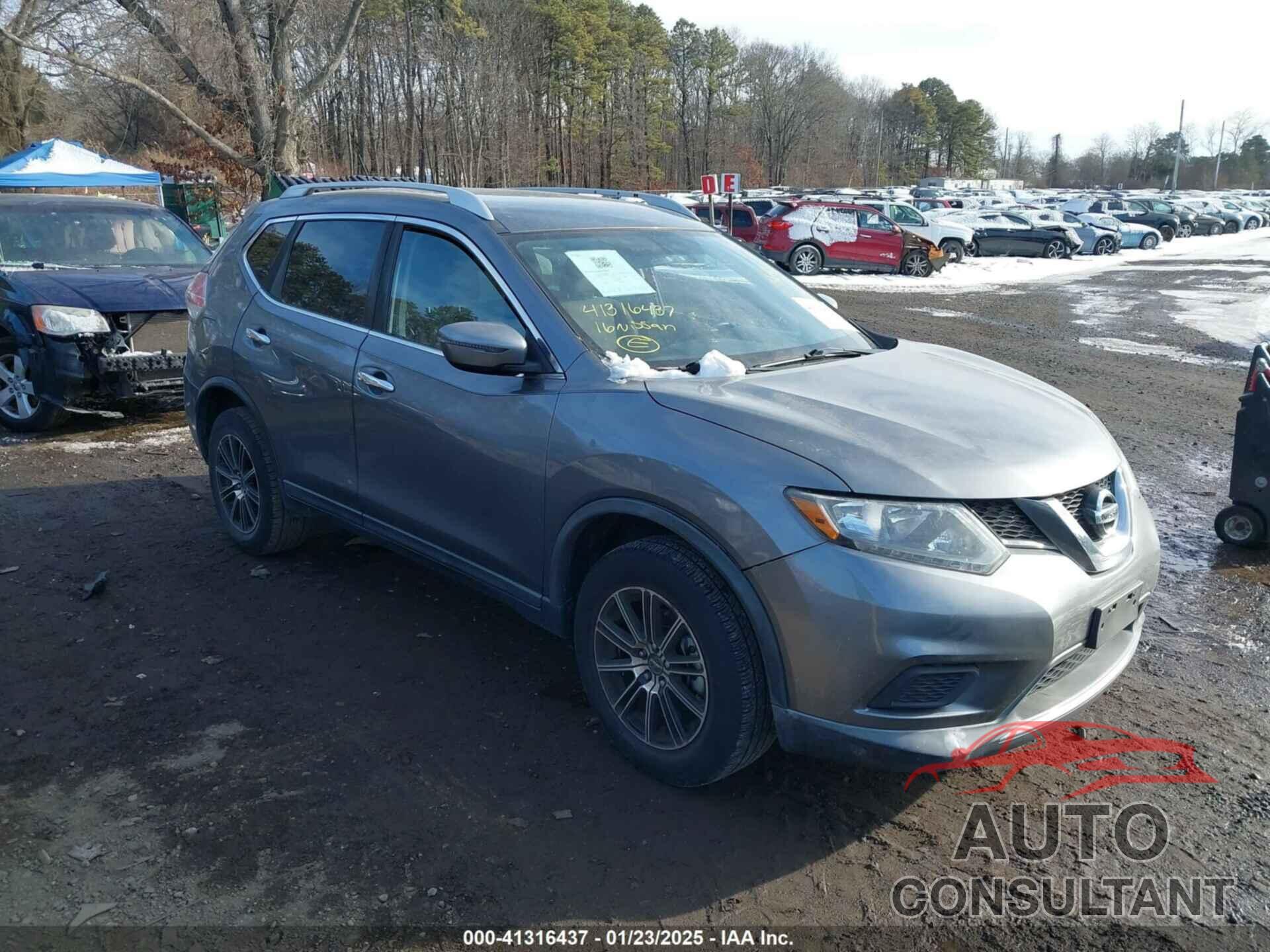 NISSAN ROGUE 2016 - KNMAT2MV7GP729630