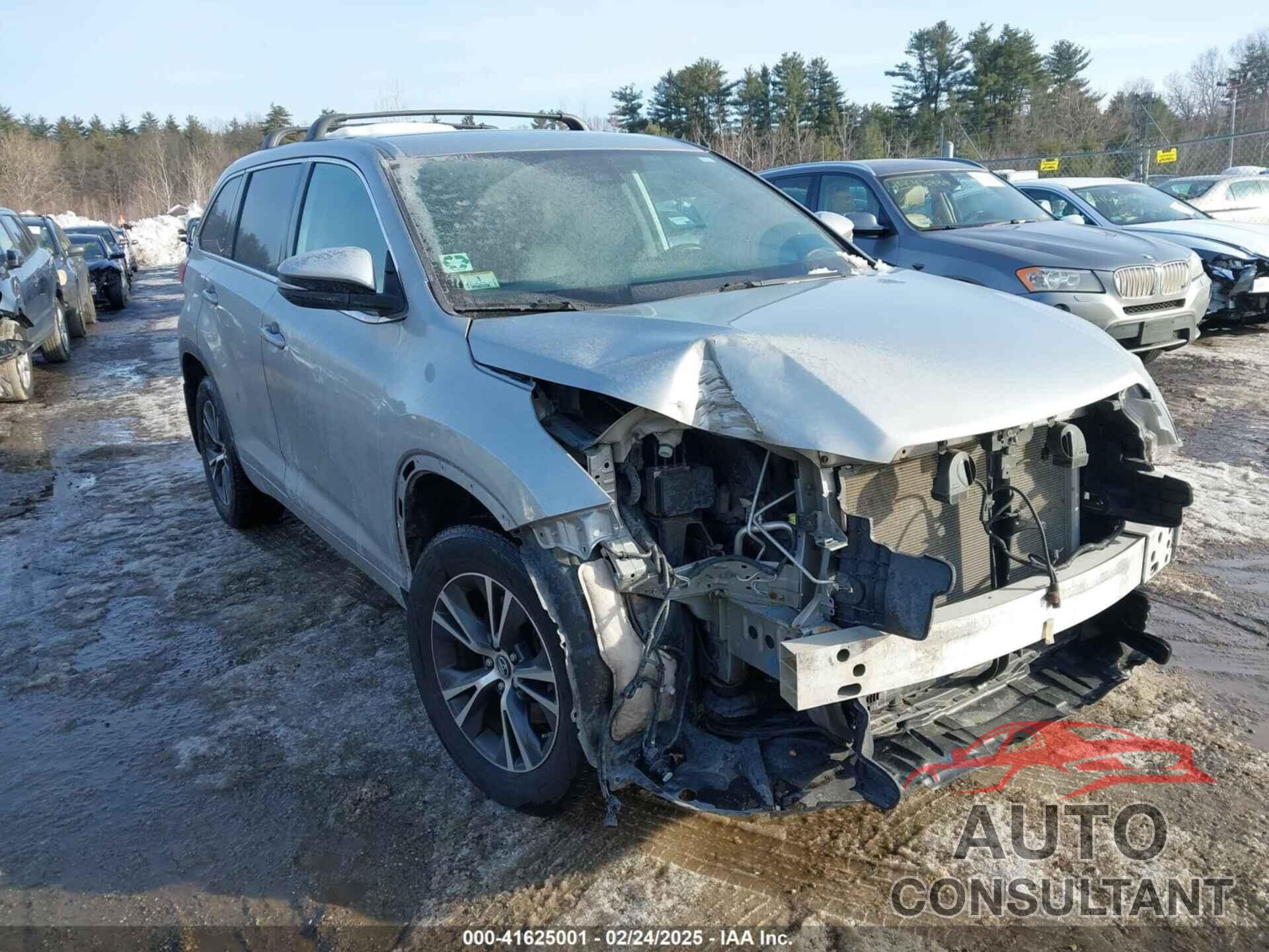 TOYOTA HIGHLANDER 2018 - 5TDBZRFH7JS882167
