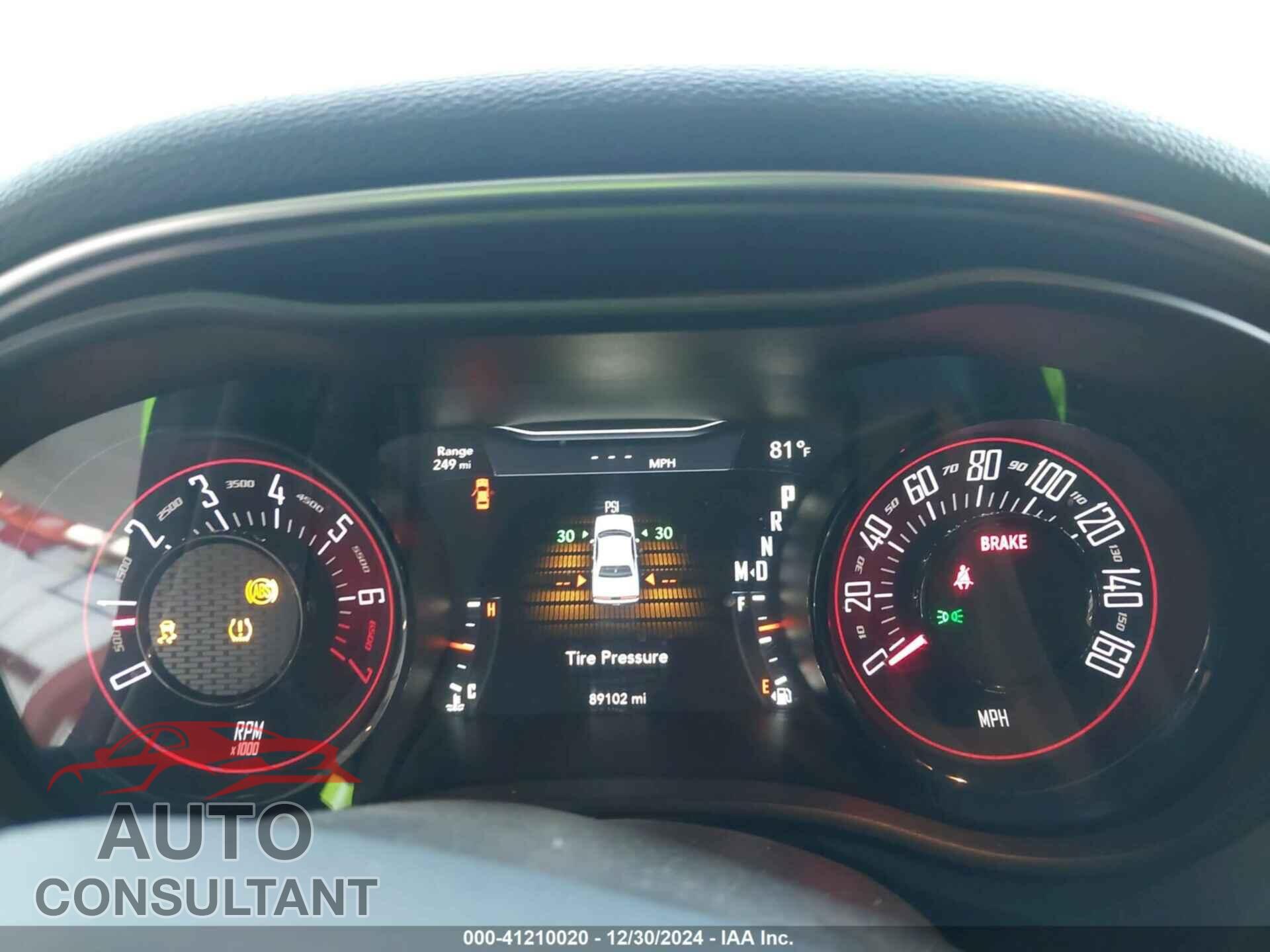 DODGE CHALLENGER 2016 - 2C3CDZAG2GH200101