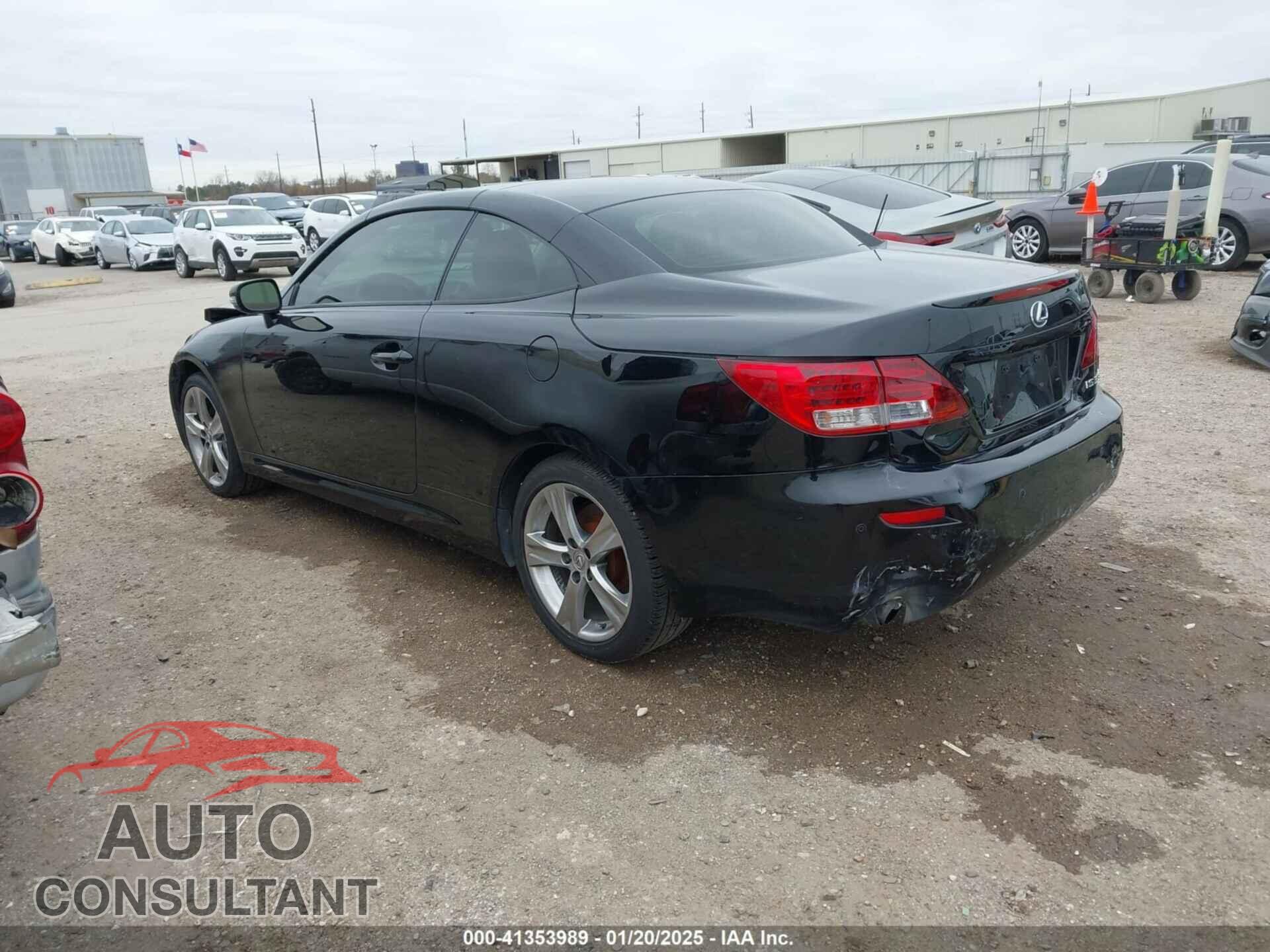 LEXUS IS 350C 2012 - JTHFE2C26C2507917