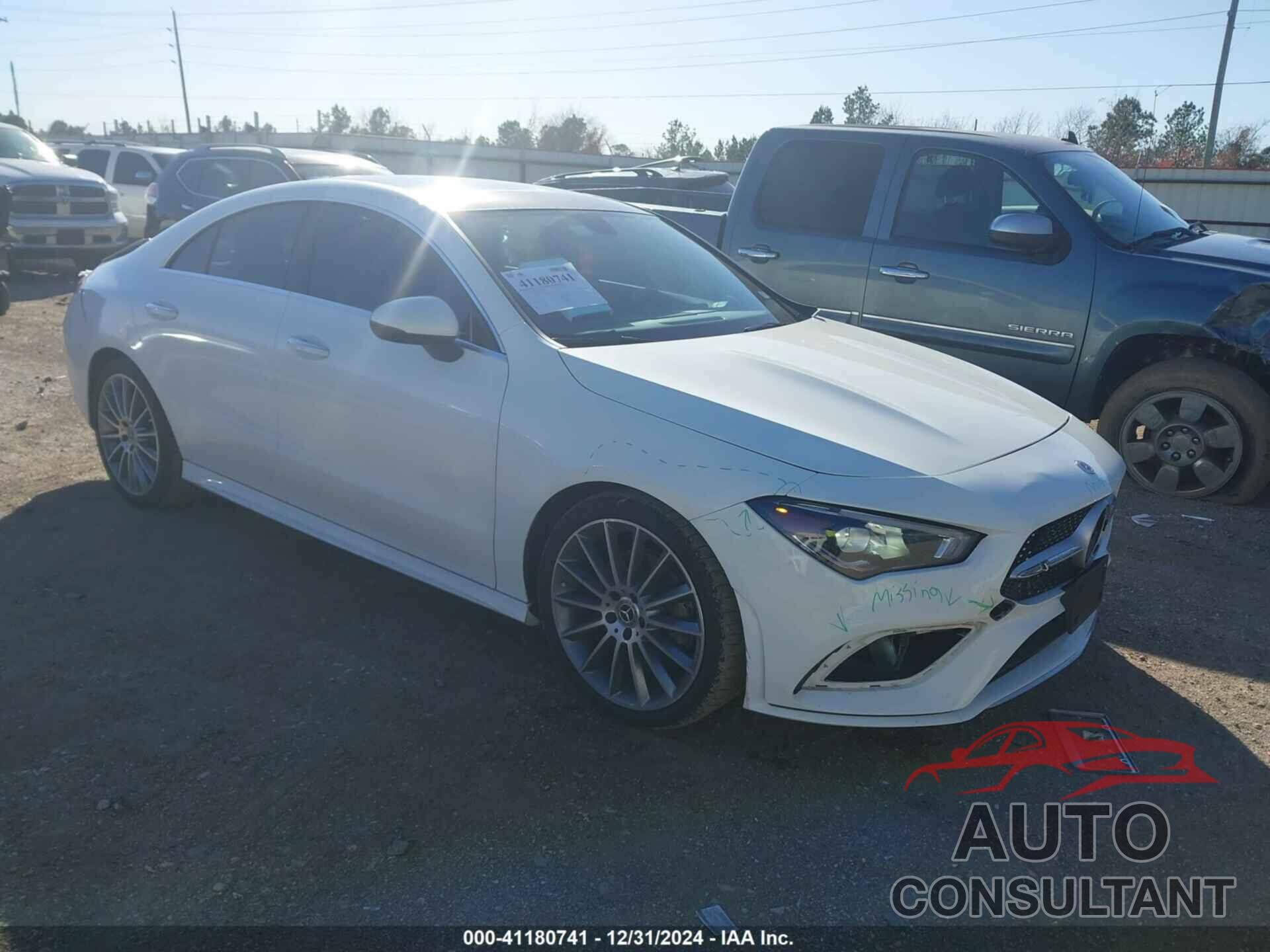 MERCEDES-BENZ CLA 250 COUPE 2022 - W1K5J4GBXNN318841
