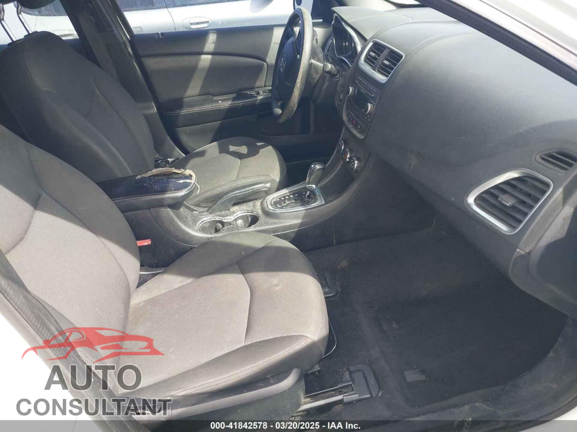 DODGE AVENGER 2013 - 1C3CDZAB6DN741420