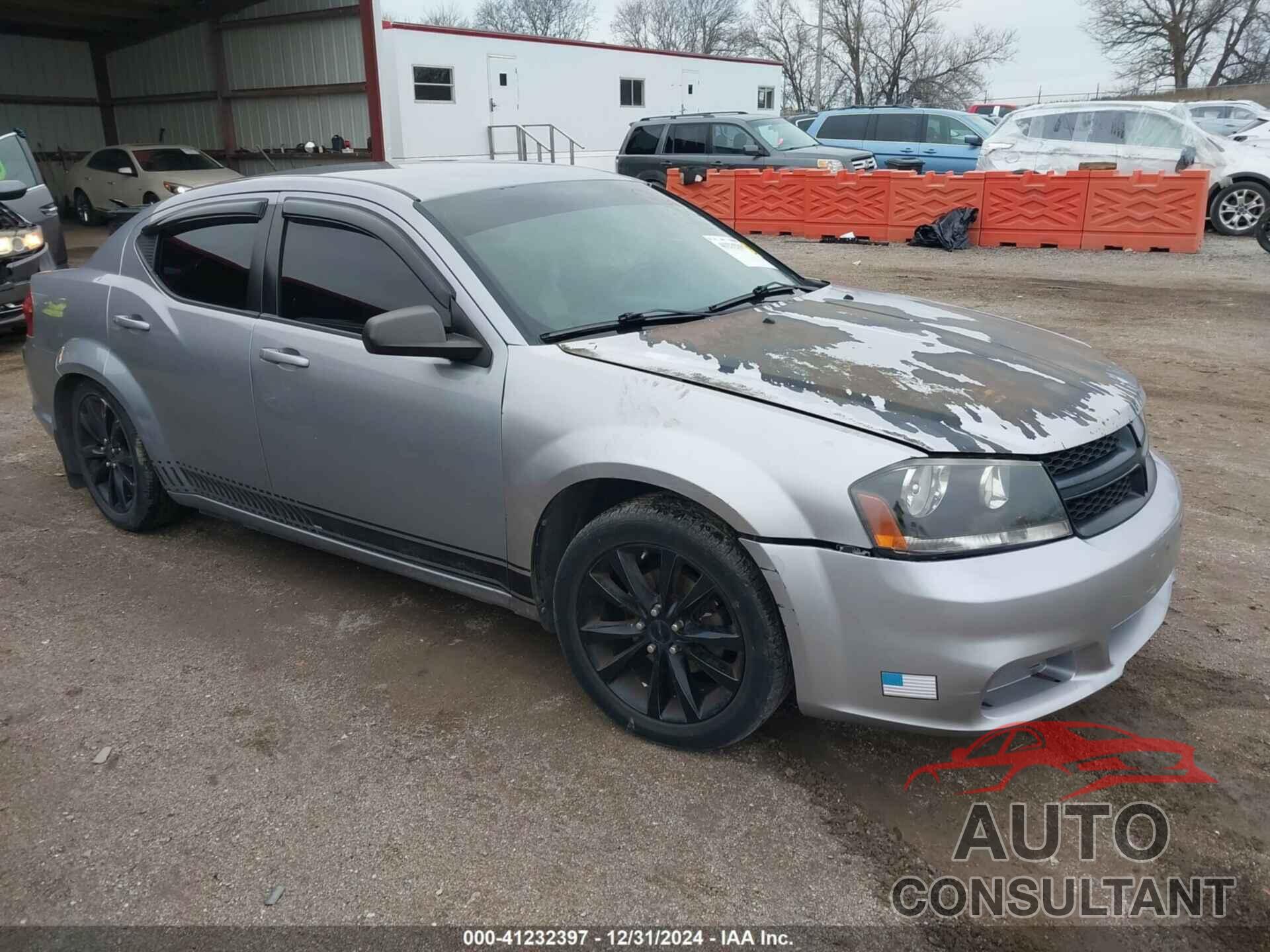 DODGE AVENGER 2013 - 1C3CDZAB8DN618430