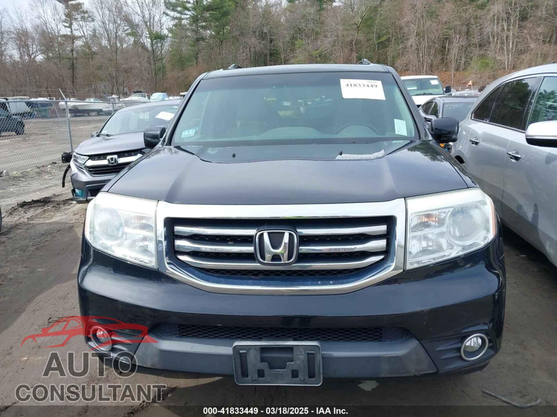 HONDA PILOT 2013 - 5FNYF4H54DB062601