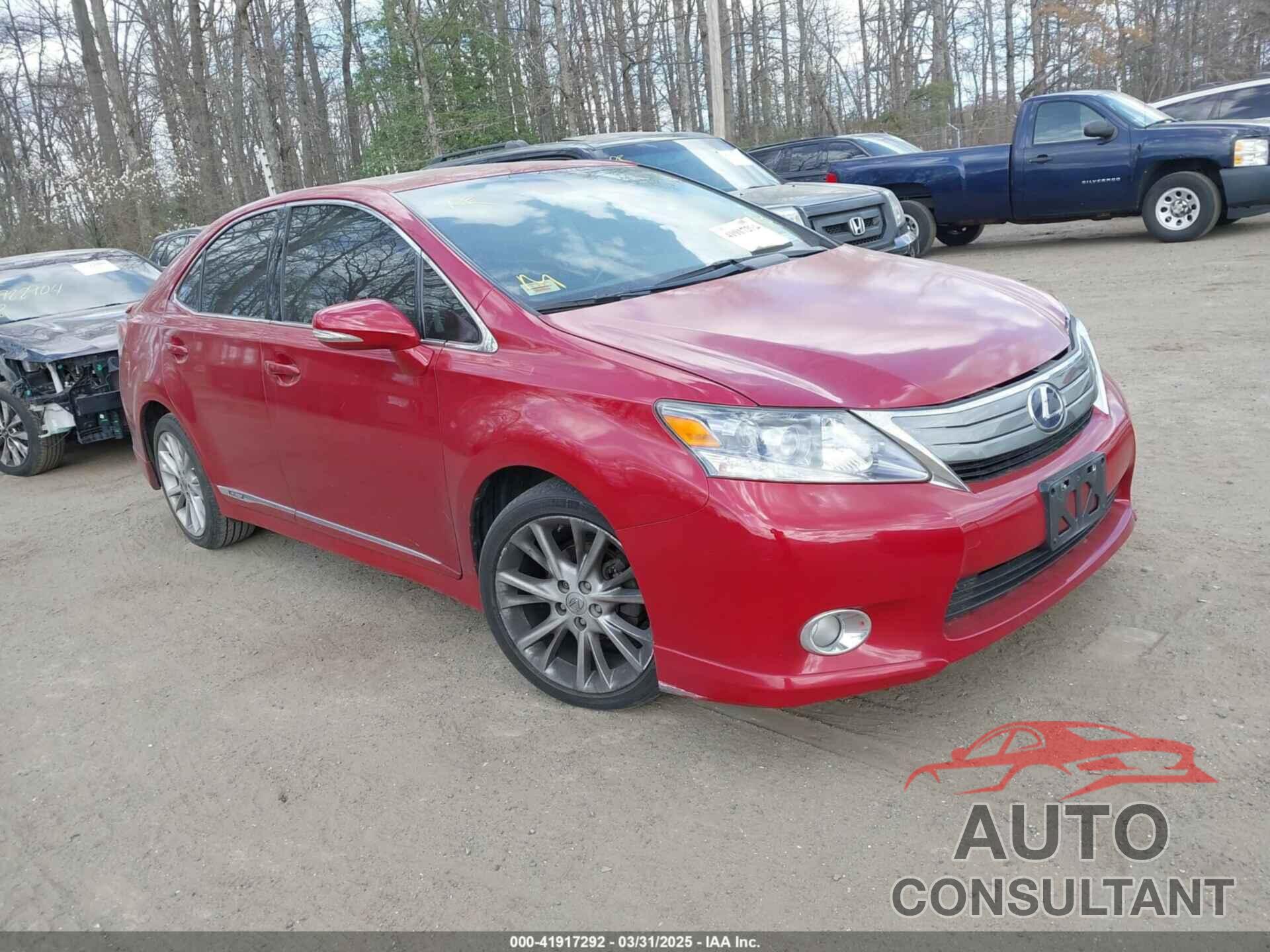 LEXUS HS 250H 2010 - JTHBB1BA2A2037800