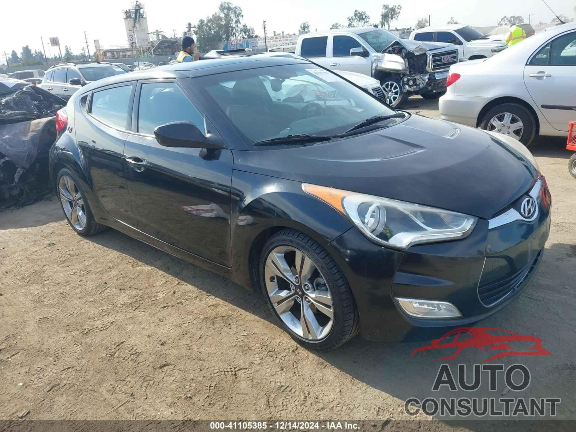 HYUNDAI VELOSTER 2013 - KMHTC6AD0DU141377