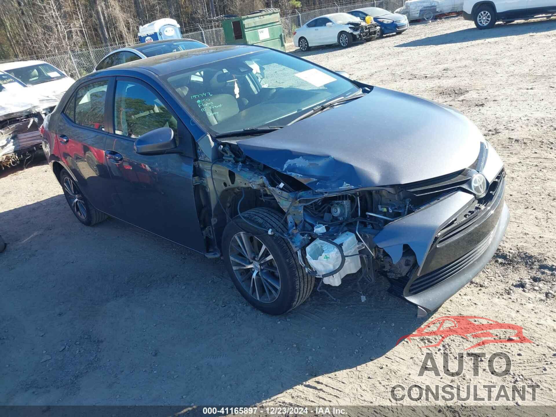 TOYOTA COROLLA 2018 - 2T1BURHE9JC981373