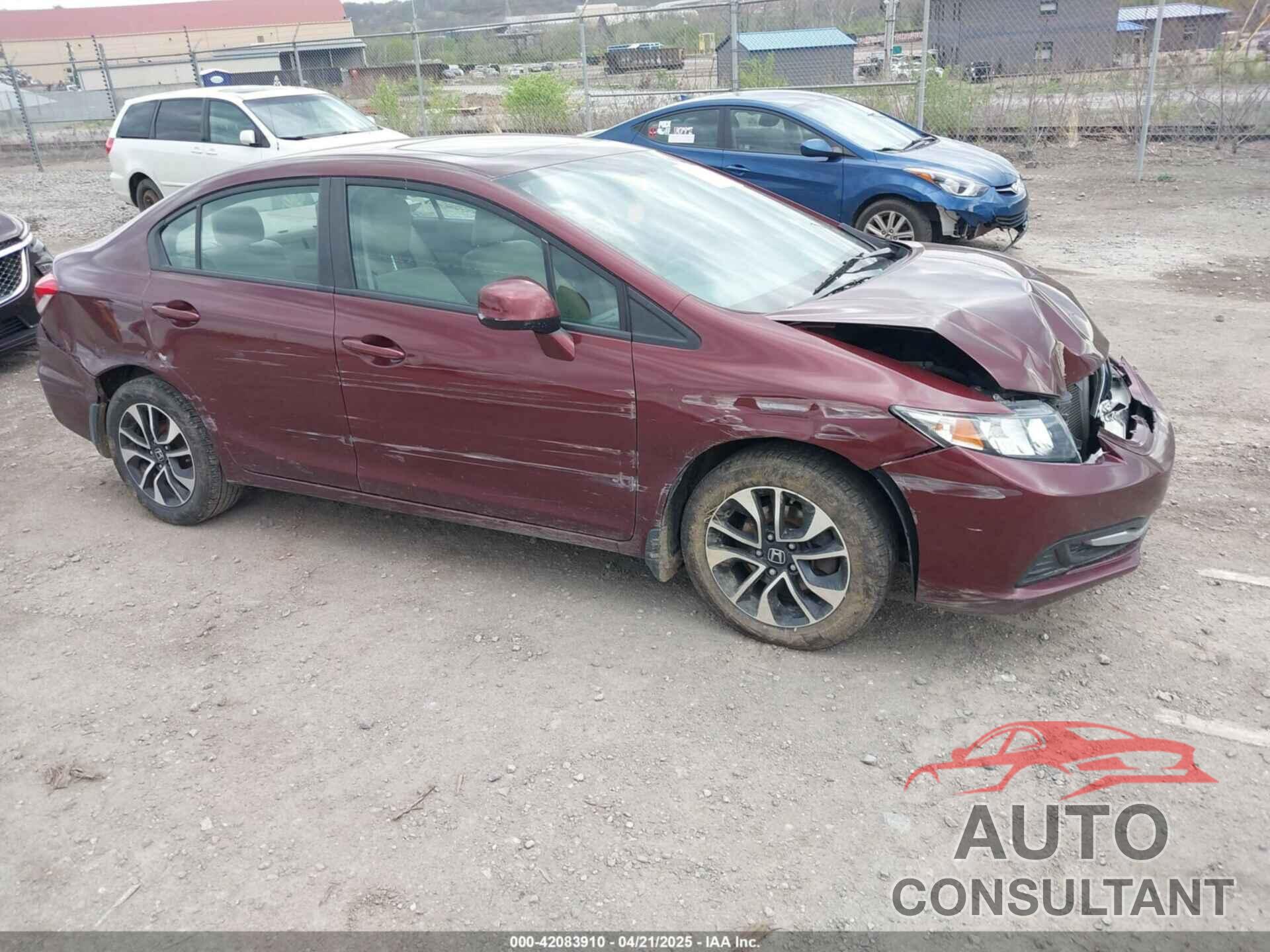 HONDA CIVIC 2013 - 19XFB2F86DE216140