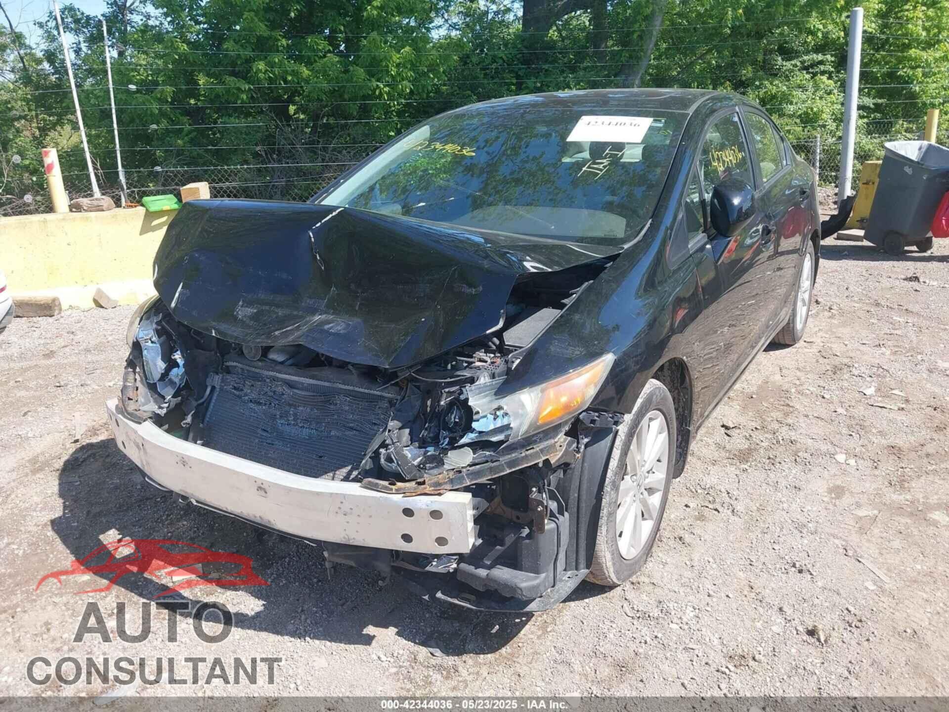 HONDA CIVIC 2012 - 19XFB2F86CE018544