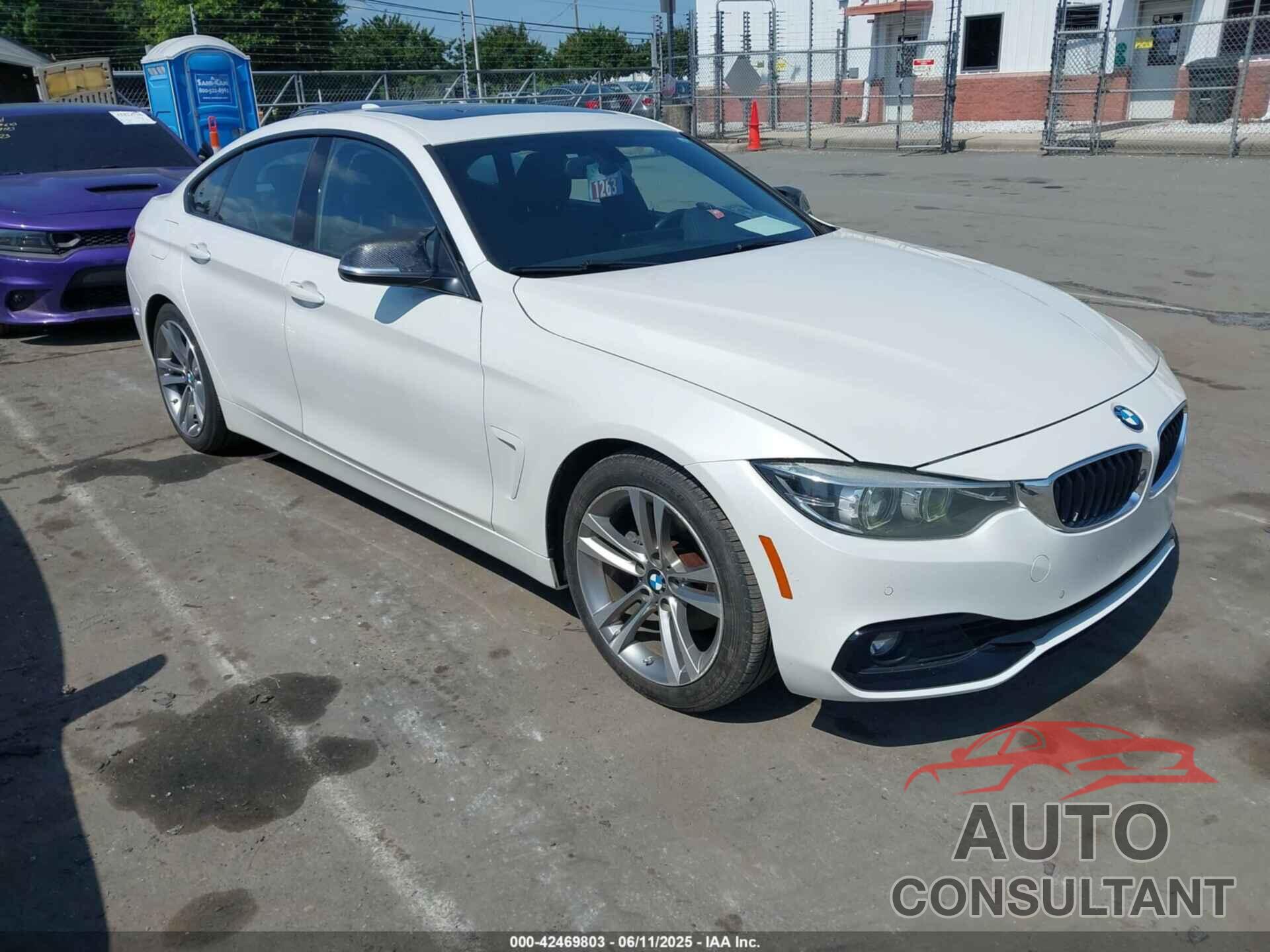 BMW 430I GRAN COUPE 2018 - WBA4J1C56JBM10509