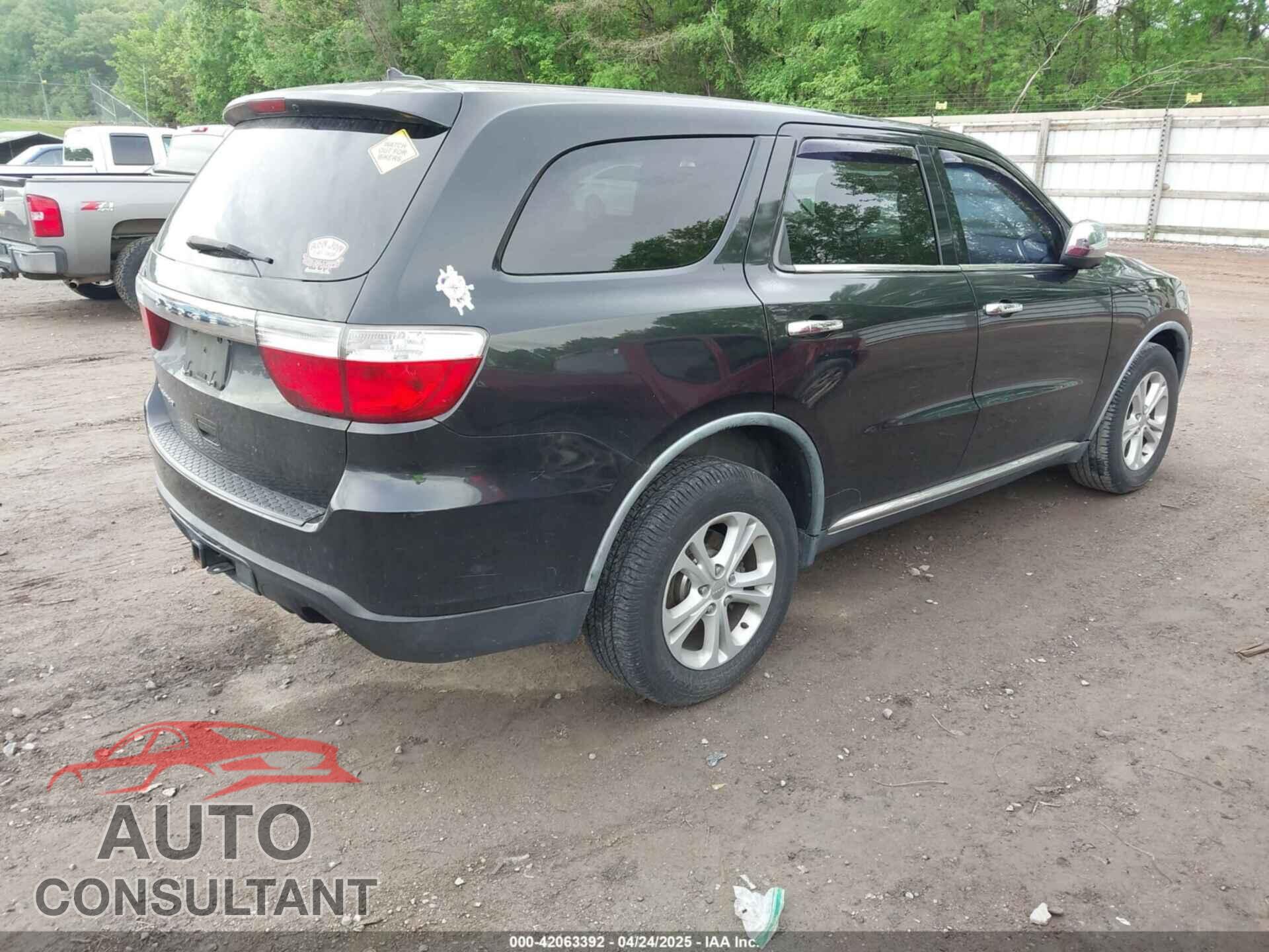DODGE DURANGO 2012 - 1C4RDHAG2CC152208