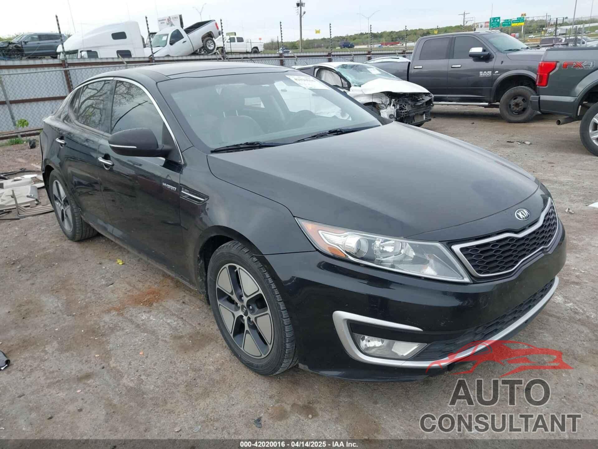KIA OPTIMA HYBRID 2013 - KNAGM4AD9D5060201