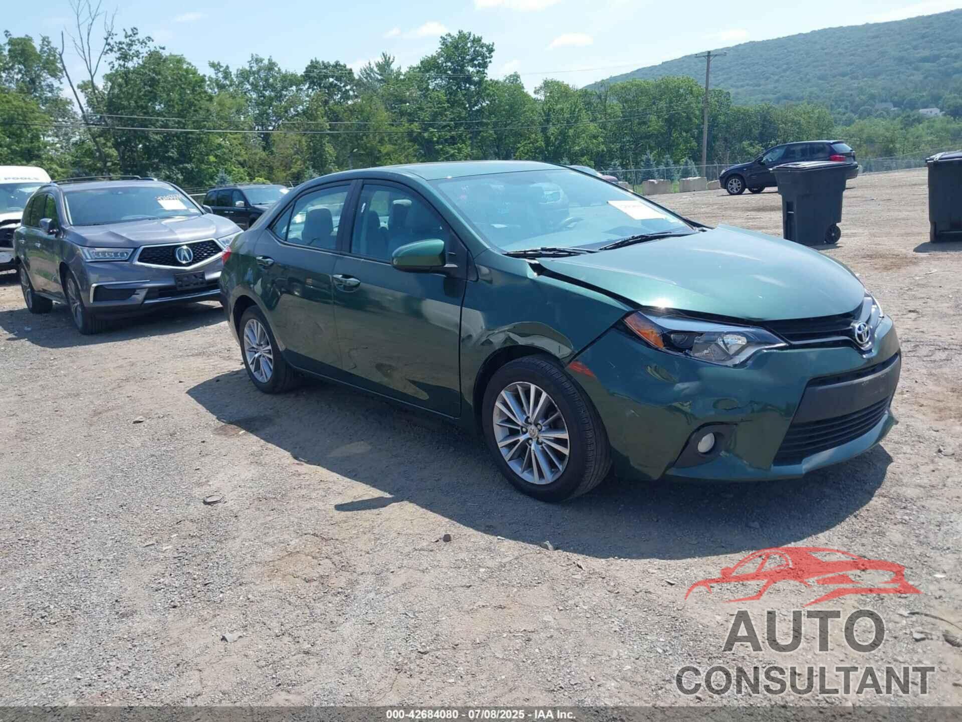 TOYOTA COROLLA 2014 - 2T1BURHE9EC166385