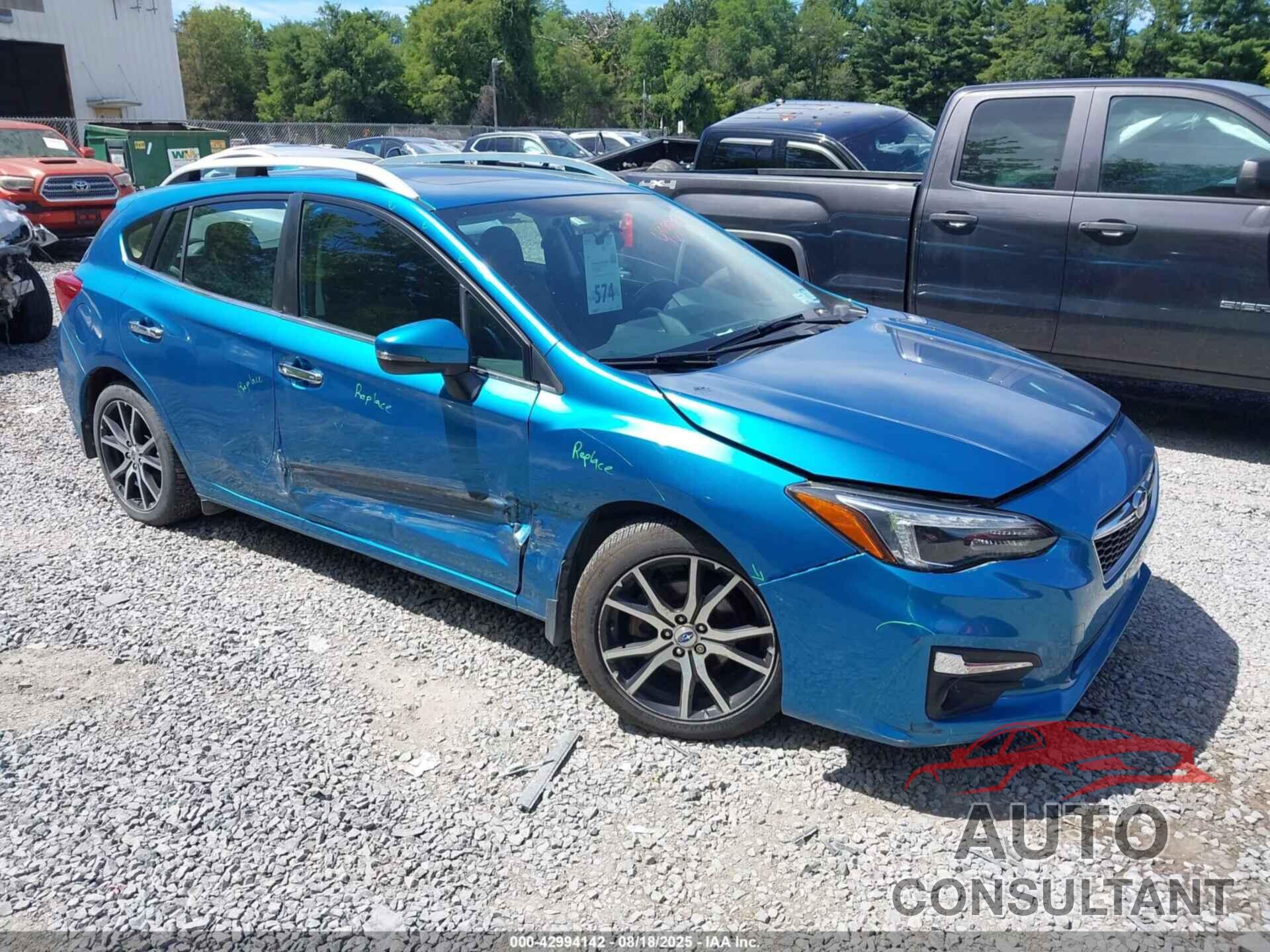 SUBARU IMPREZA 2018 - 4S3GTAT67J3701470