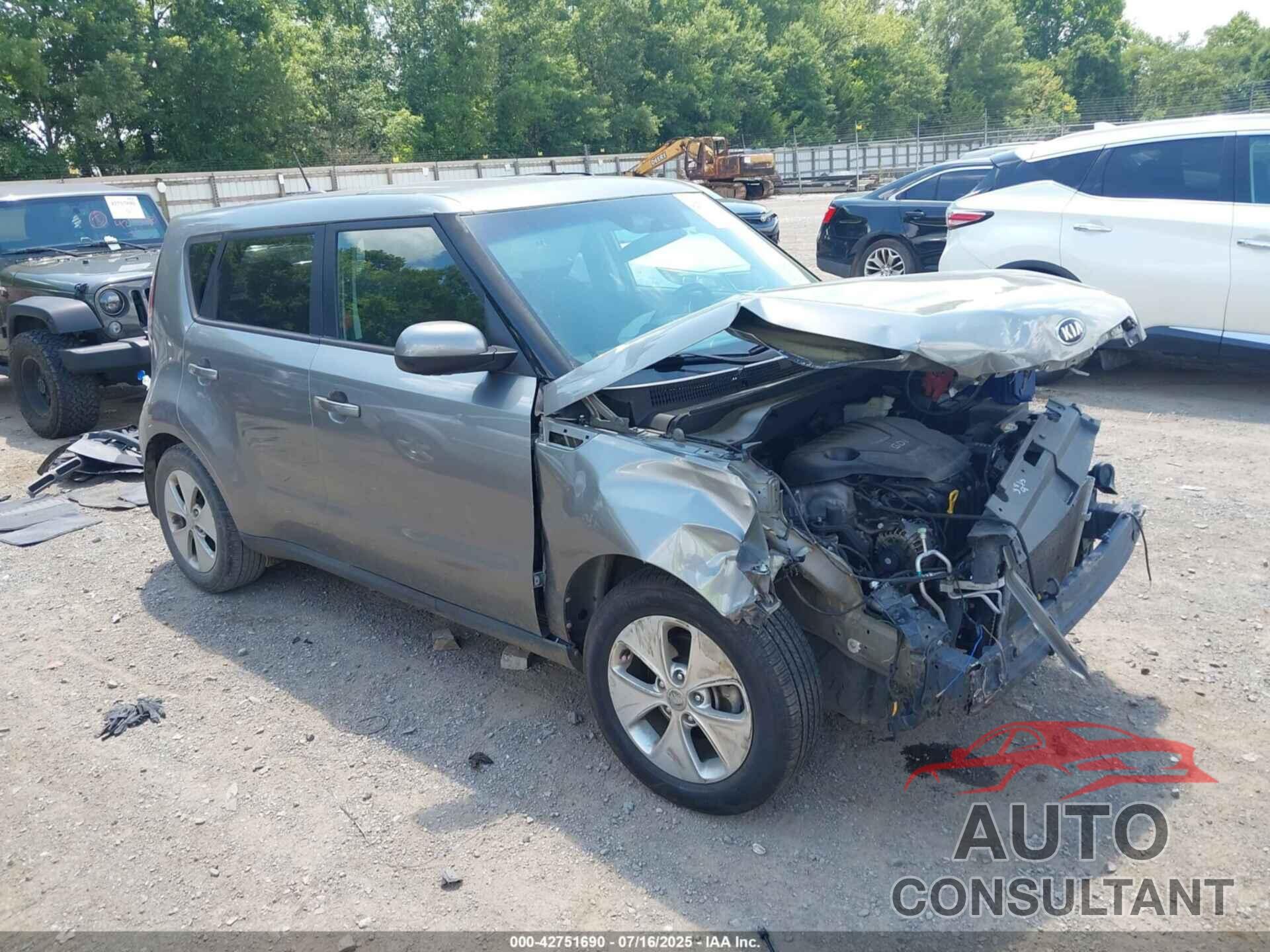KIA SOUL 2016 - KNDJN2A25G7237487