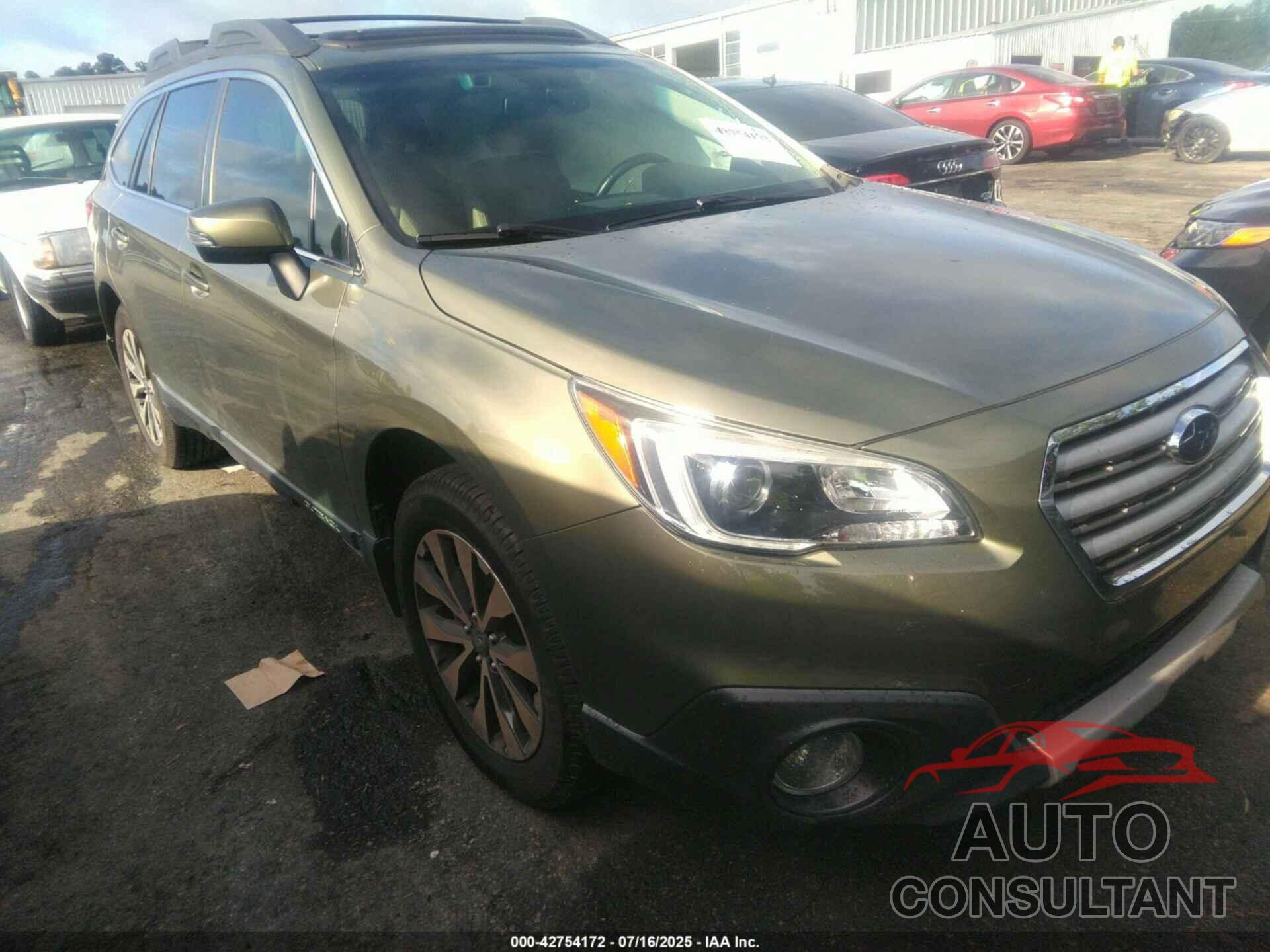 SUBARU OUTBACK 2016 - 4S4BSANC4G3324925
