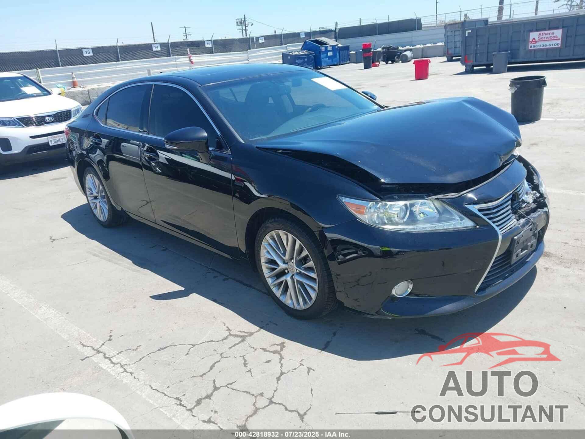 LEXUS ES 350 2013 - JTHBK1GG9D2052604