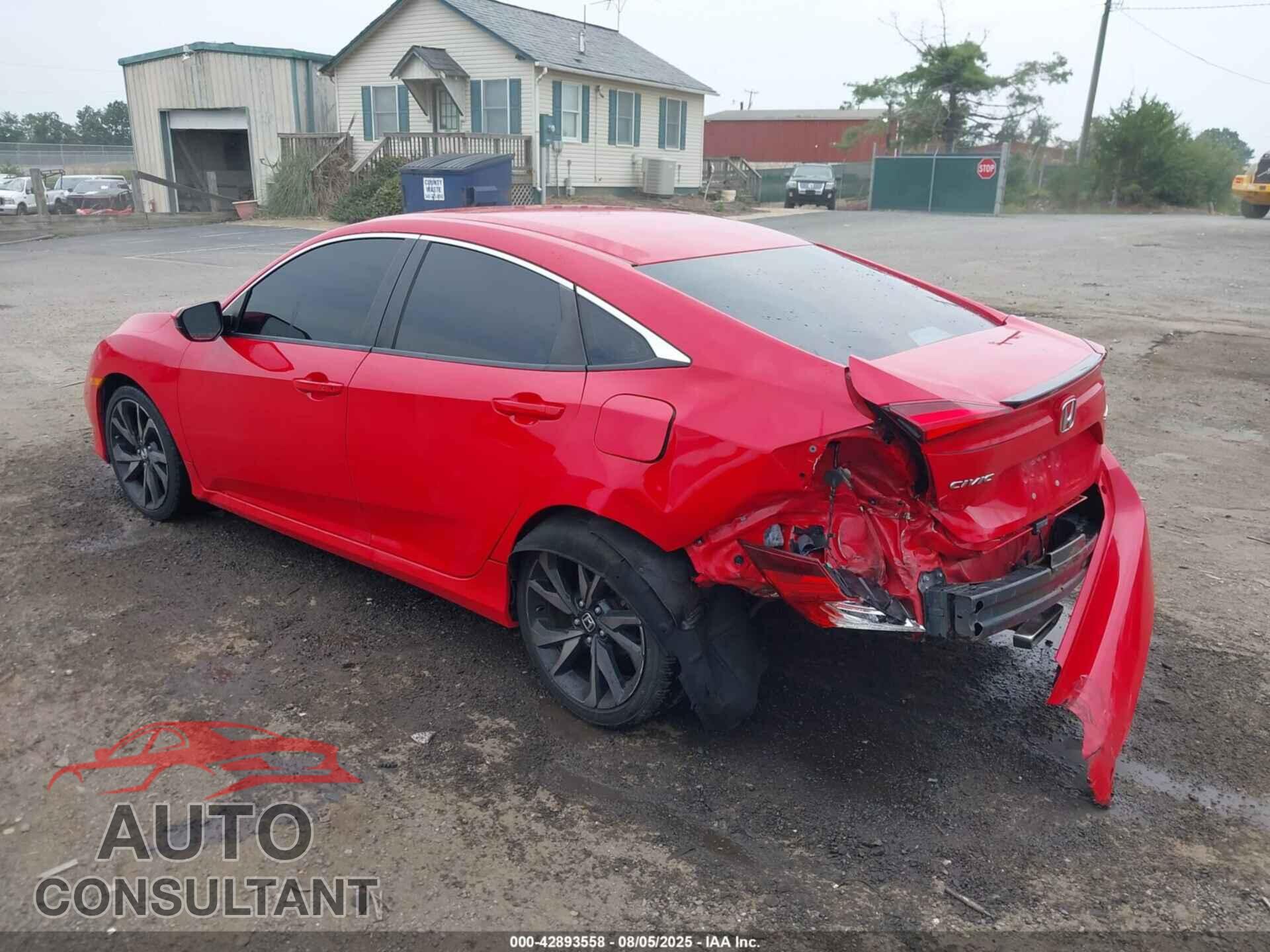 HONDA CIVIC 2019 - 2HGFC2F87KH524384