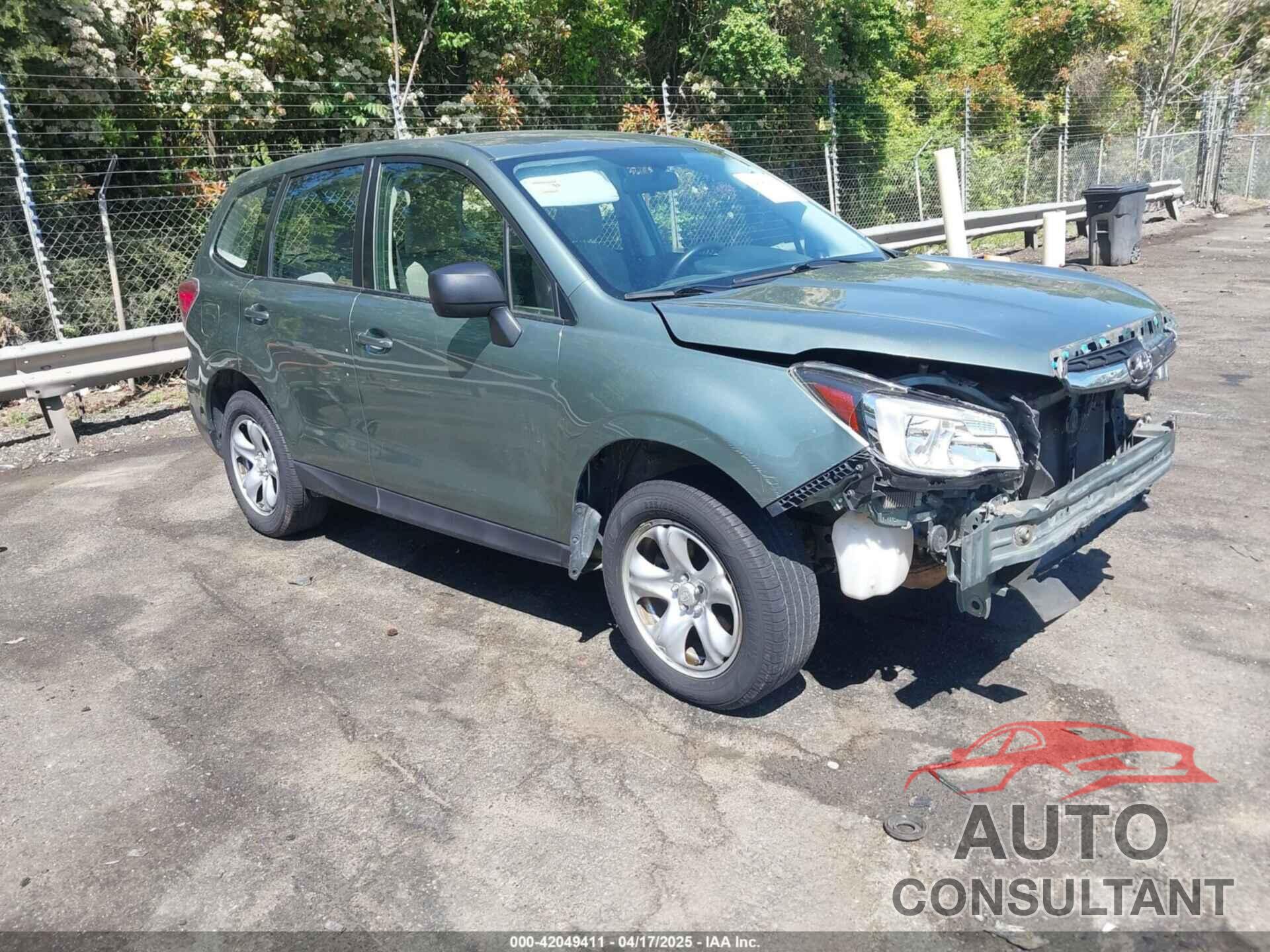 SUBARU FORESTER 2017 - JF2SJAAC7HH490164
