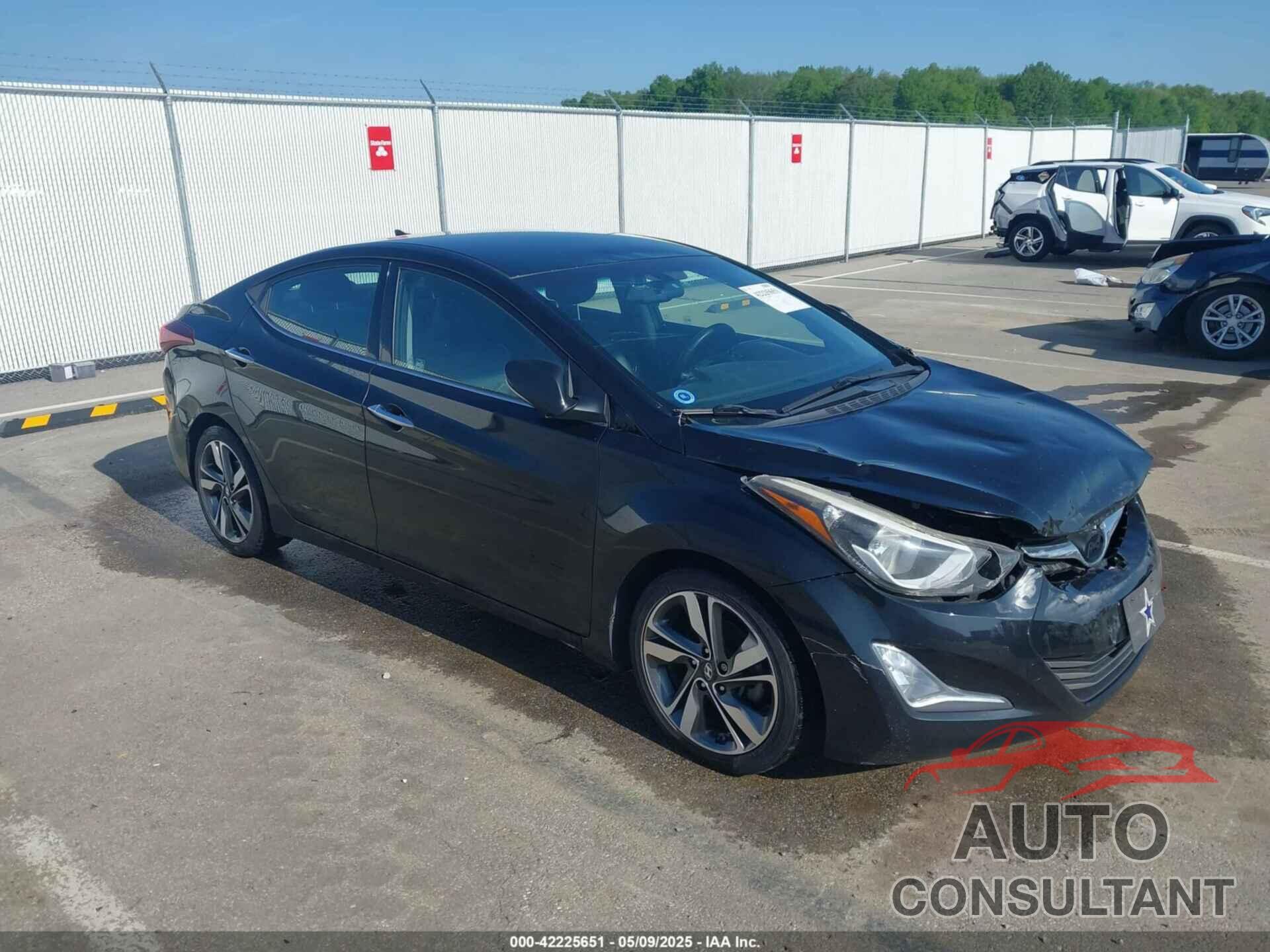 HYUNDAI ELANTRA 2014 - KMHDH4AE4EU150619