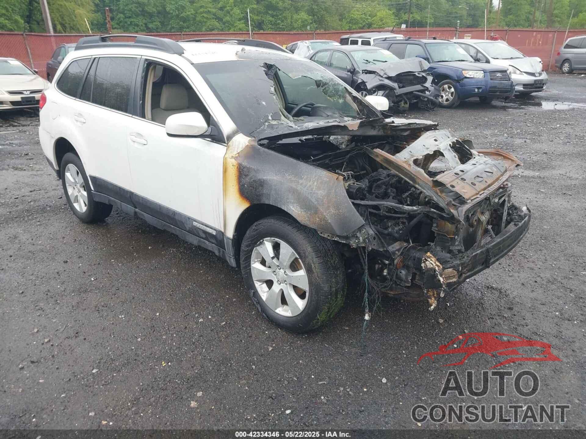SUBARU OUTBACK 2012 - 4S4BRBCCXC3302961